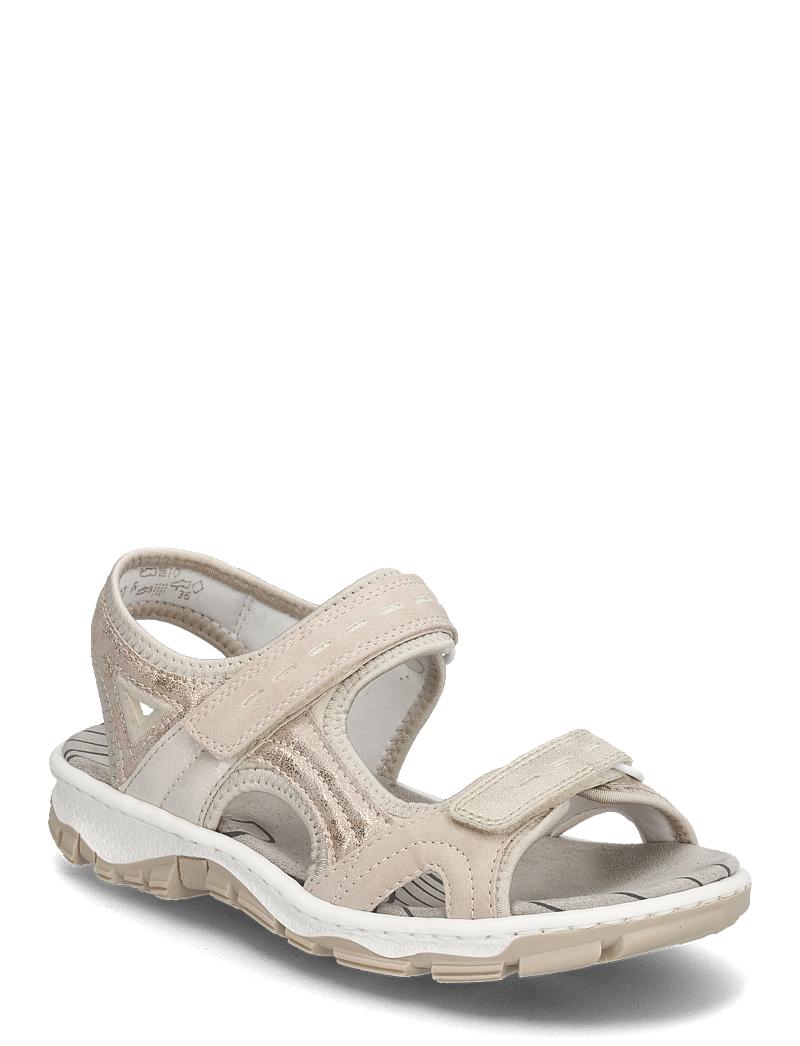 Rieker - Rieker Ladies' sandals 68866-94 Multi - kontsata sandaalid - pink - 0