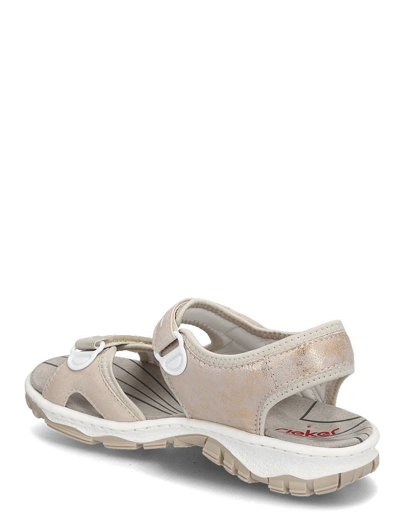 Rieker - Rieker Ladies' sandals 68866-94 Multi - kontsata sandaalid - pink - 2