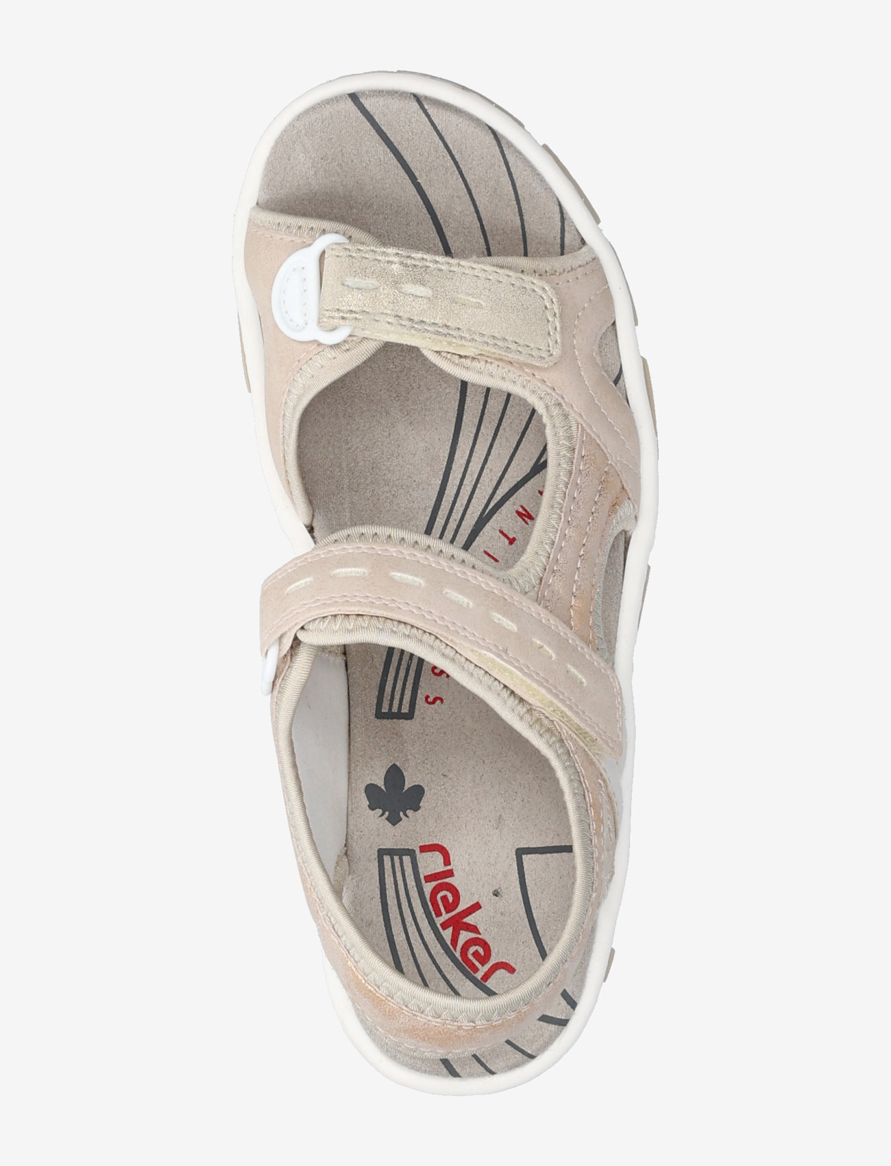 Rieker - 68866-90 - flade sandaler - pink - 3