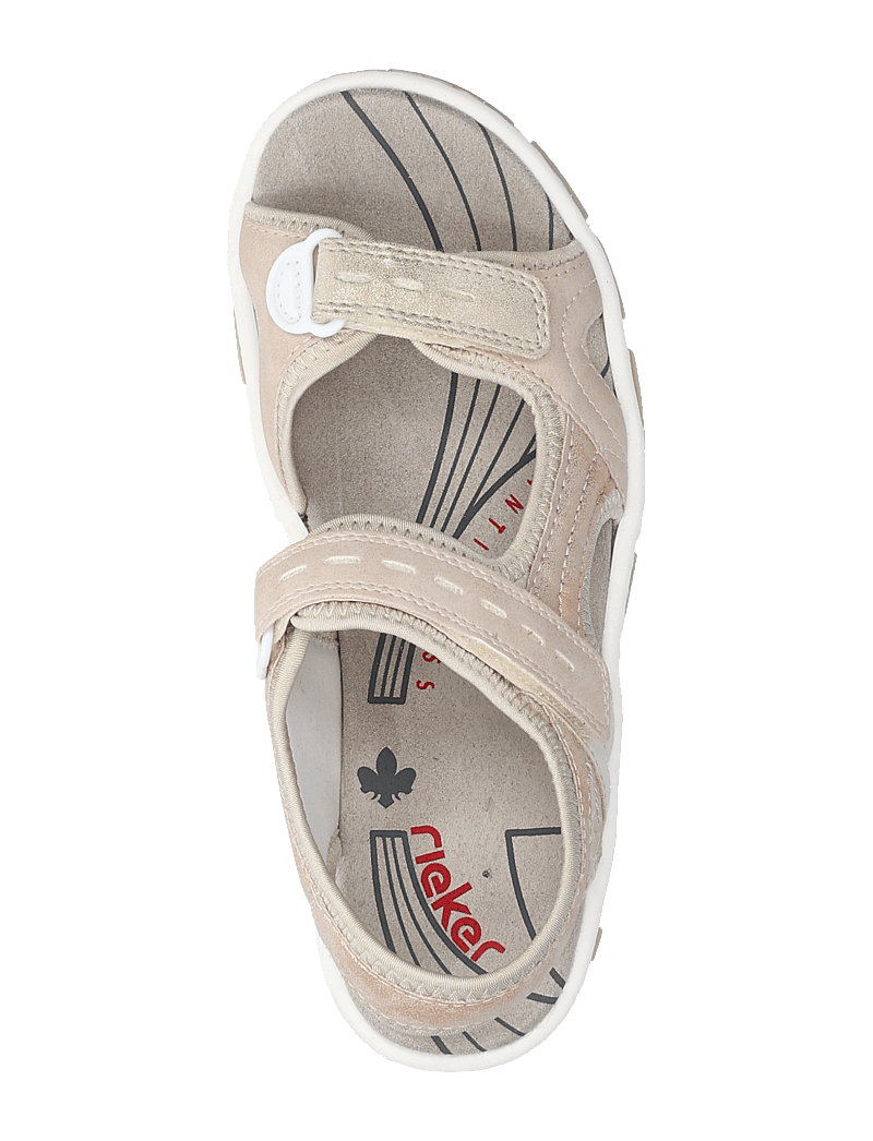 Rieker - Rieker Ladies' sandals 68866-94 Multi - kontsata sandaalid - pink - 3