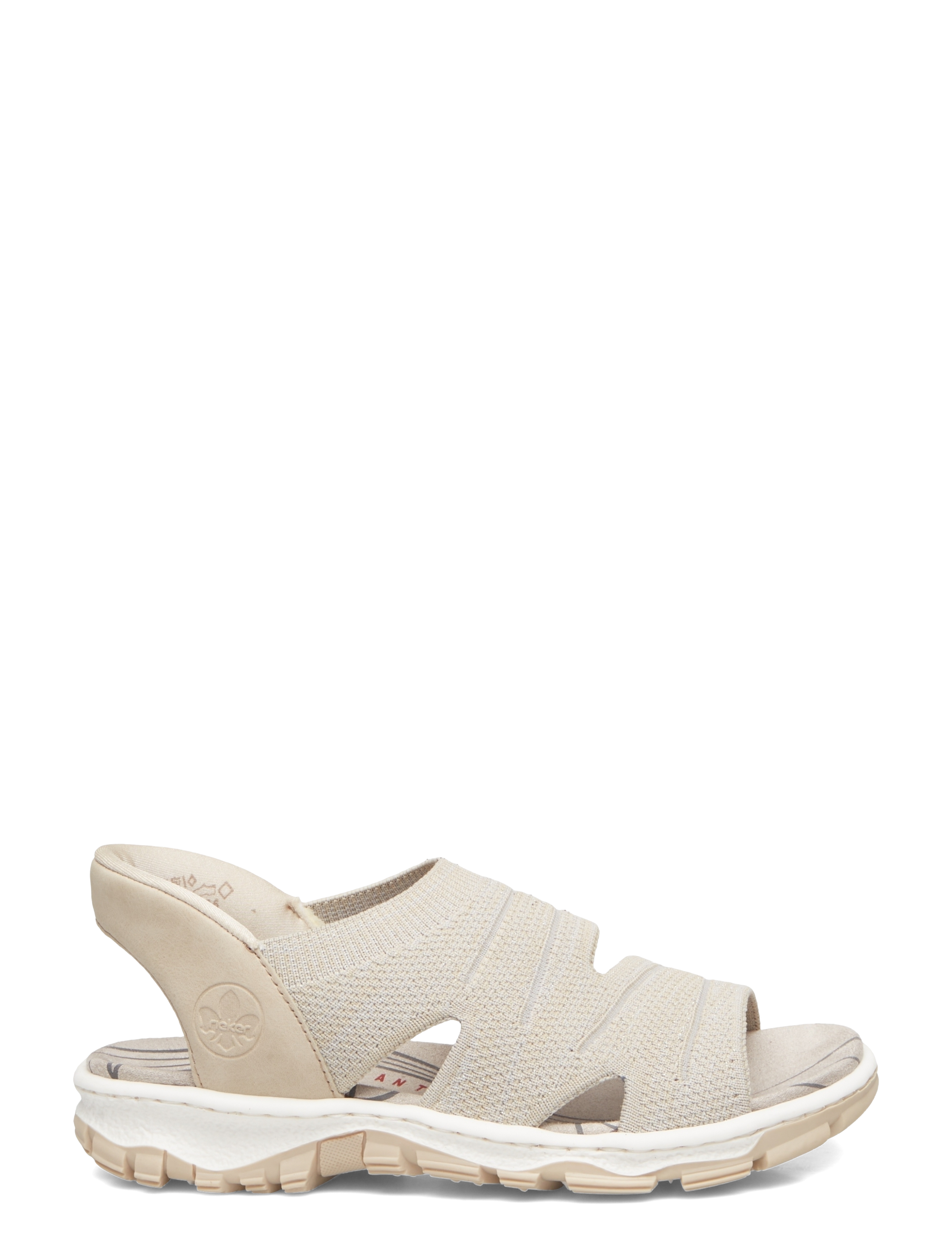 Rieker - Rieker Ladies' sandals 68895-64 Beige - flade sandaler - beige - 1