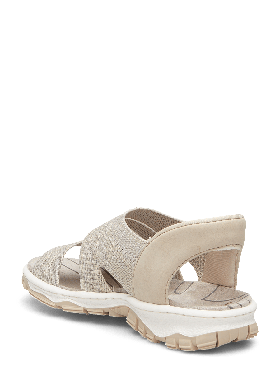 Rieker - Rieker Ladies' sandals 68895-64 Beige - flache sandalen - beige - 2