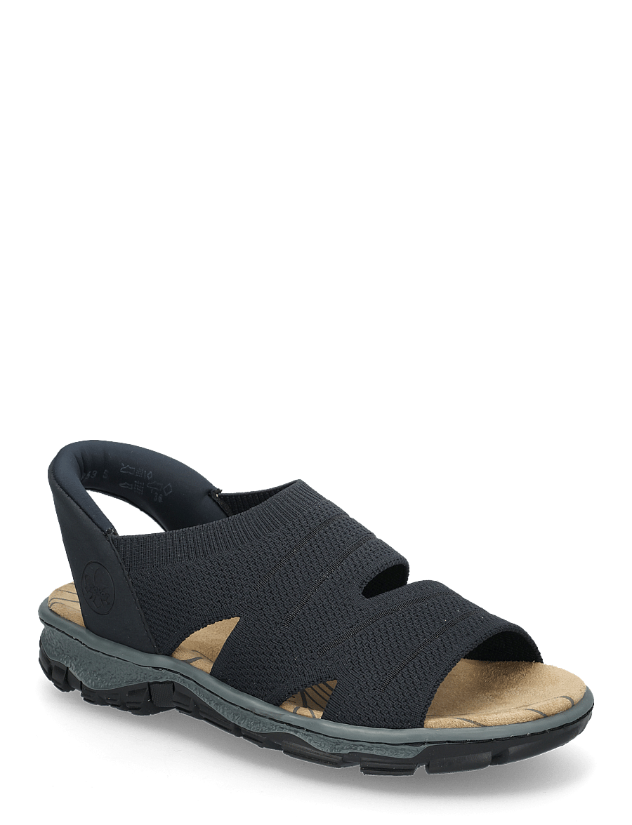 Rieker - Rieker Ladies' sandals 68895-64 Beige - kontsata sandaalid - blue - 0