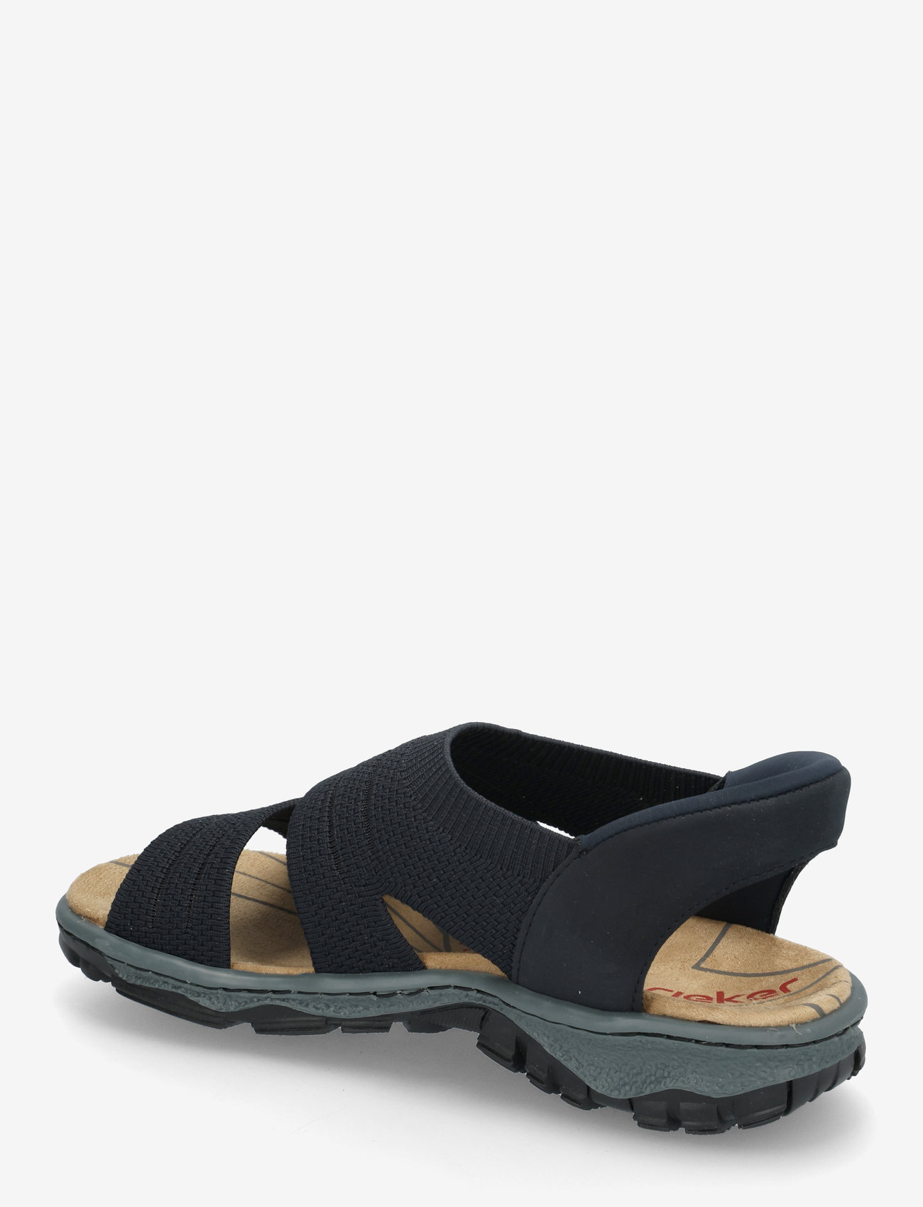 Rieker - Rieker Ladies' sandals 68895-64 Beige - matalat sandaalit - blue - 2
