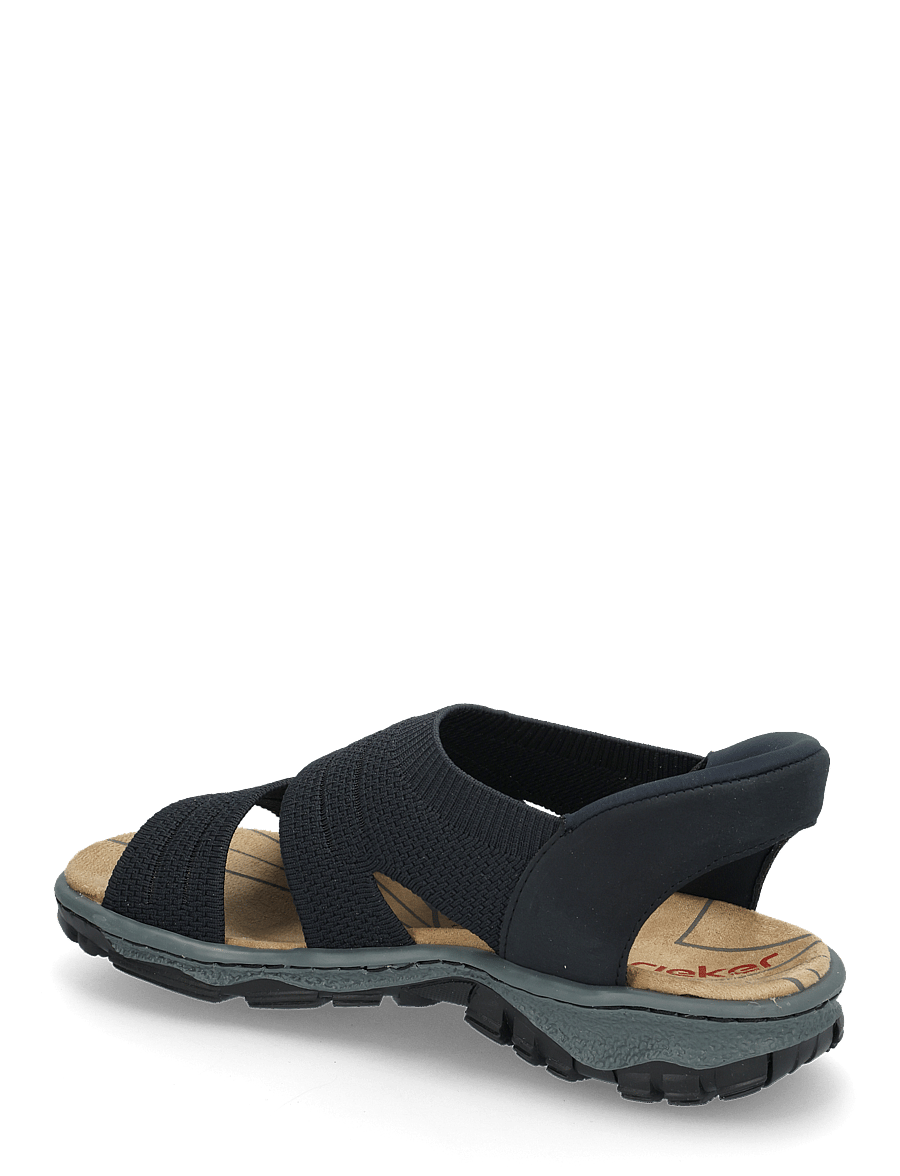 Rieker - Rieker Ladies' sandals 68895-64 Beige - kontsata sandaalid - blue - 2