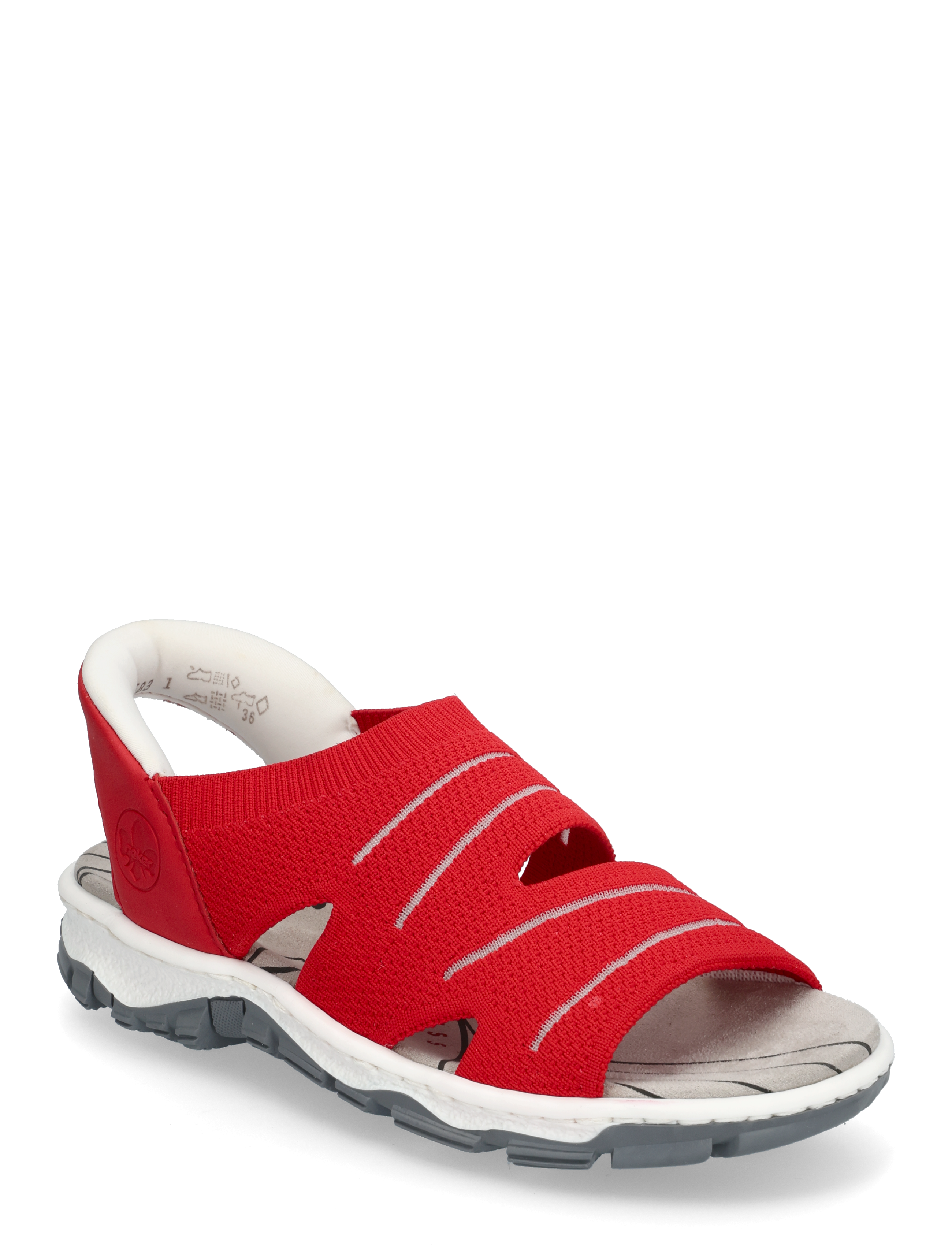 Rieker Rieker Ladies' sandals 68895-64 Beige - Jalanõud - RED / red