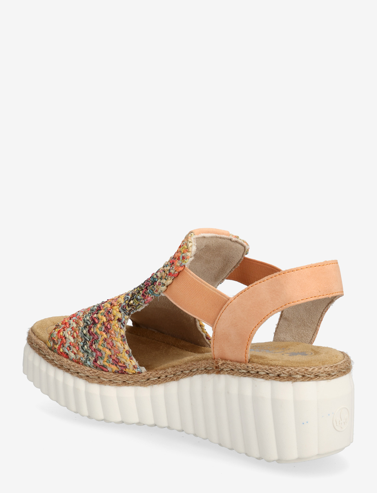 Rieker - Rieker Ladies' sandals 69172-92 multi - højhælede espadrillos - multi - 2
