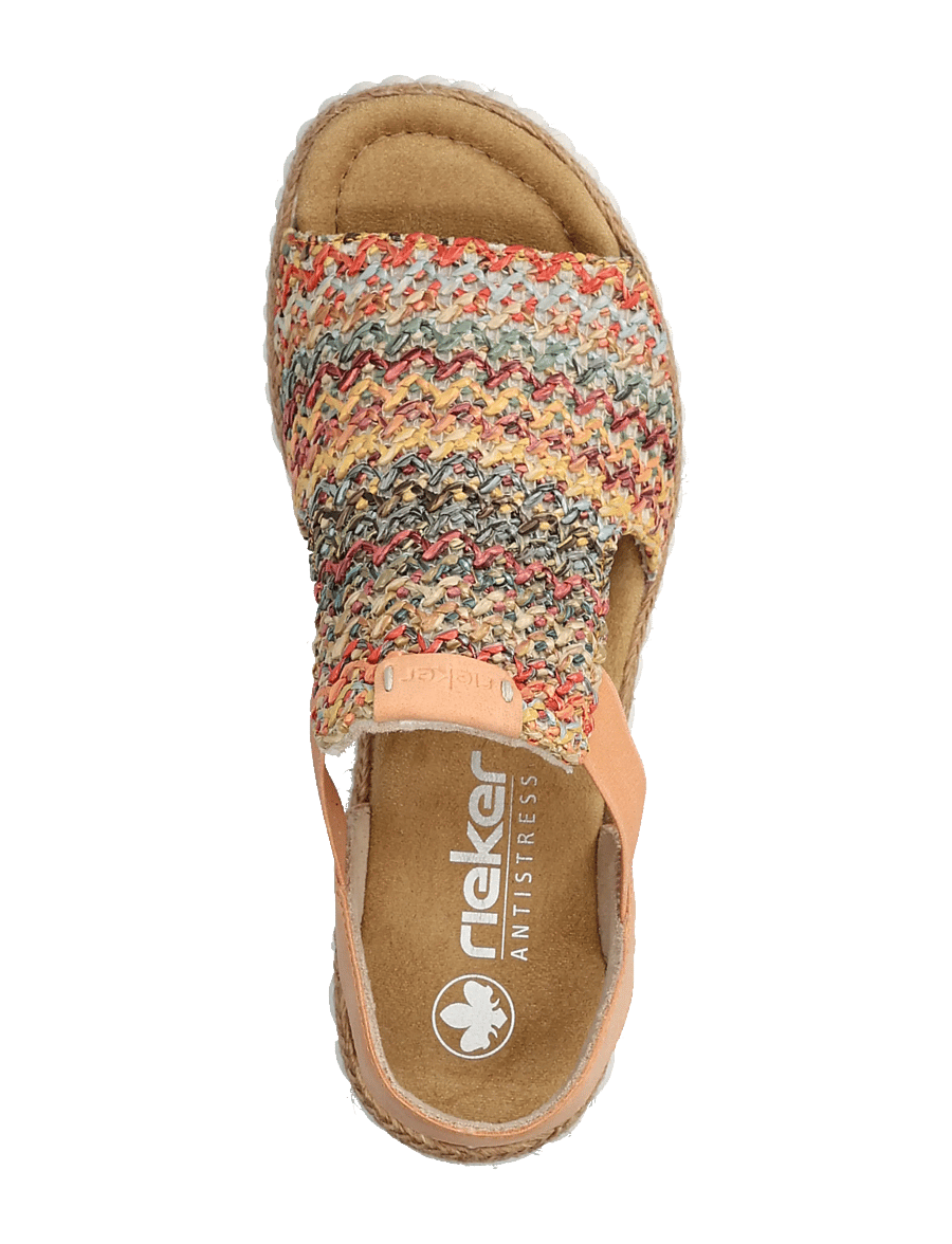 Rieker - Rieker Ladies' sandals 69172-92 multi - kontsaga espadrillid - multi - 3