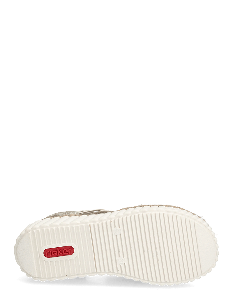 Rieker - Rieker Ladies' sandals 69262-52 green - flat sandals - beige - 4