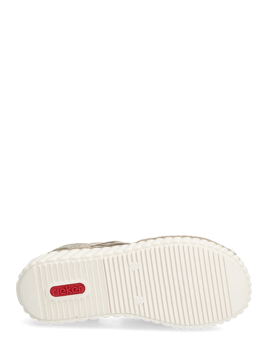 Rieker - 69262-62 - flache sandalen - beige - 4