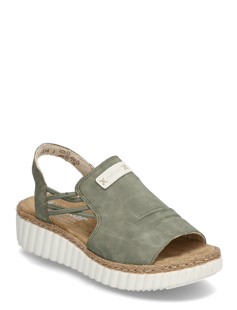 Rieker - Rieker Ladies' sandals 69262-52 green - madalad sandaalid - green - 0