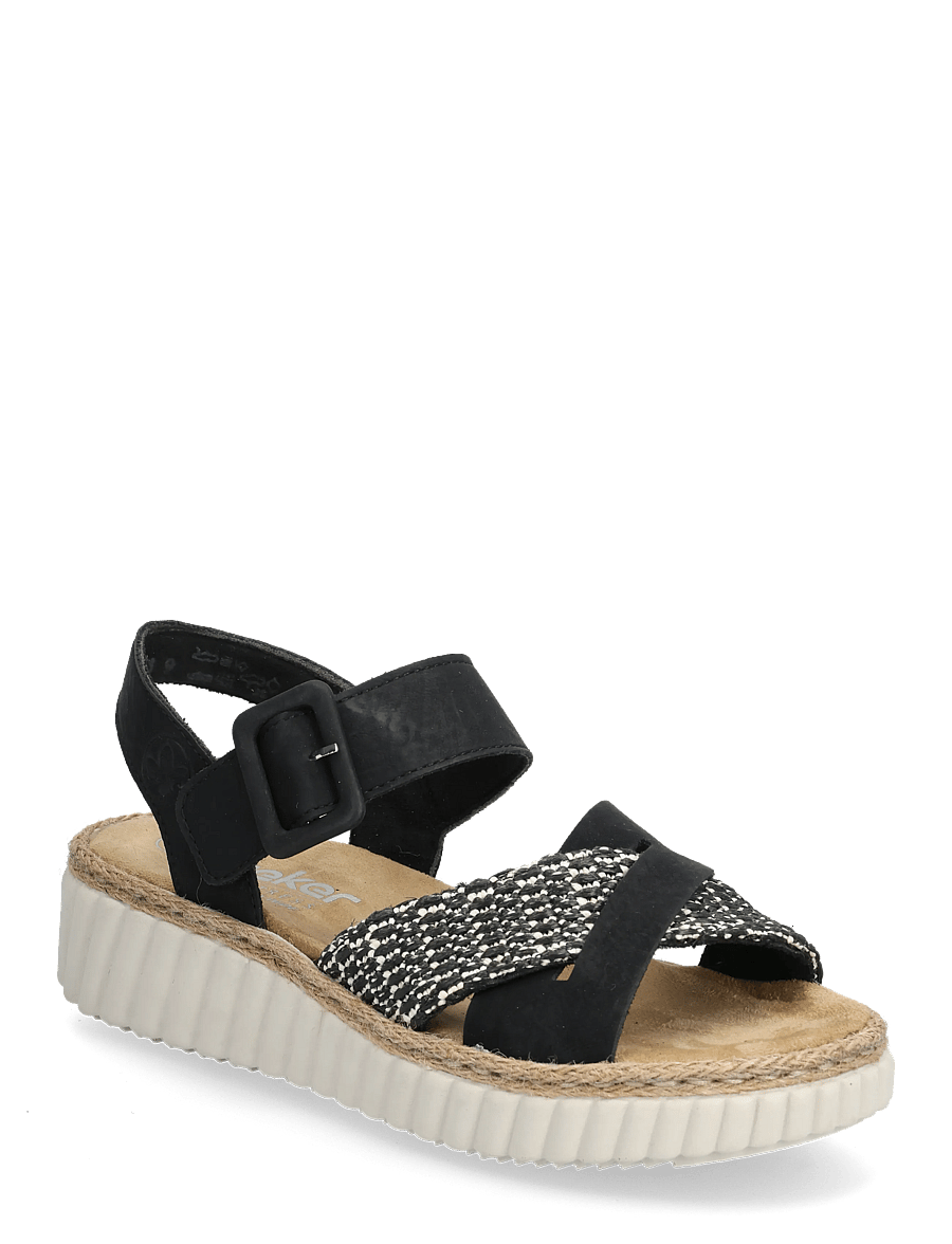 Rieker - 69269-00 - madalad sandaalid - black - 0