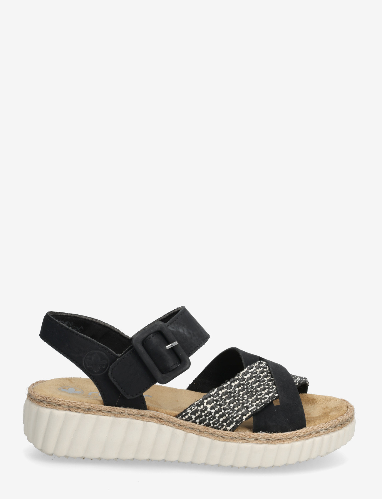 Rieker - 69269-00 - flade sandaler - black - 1