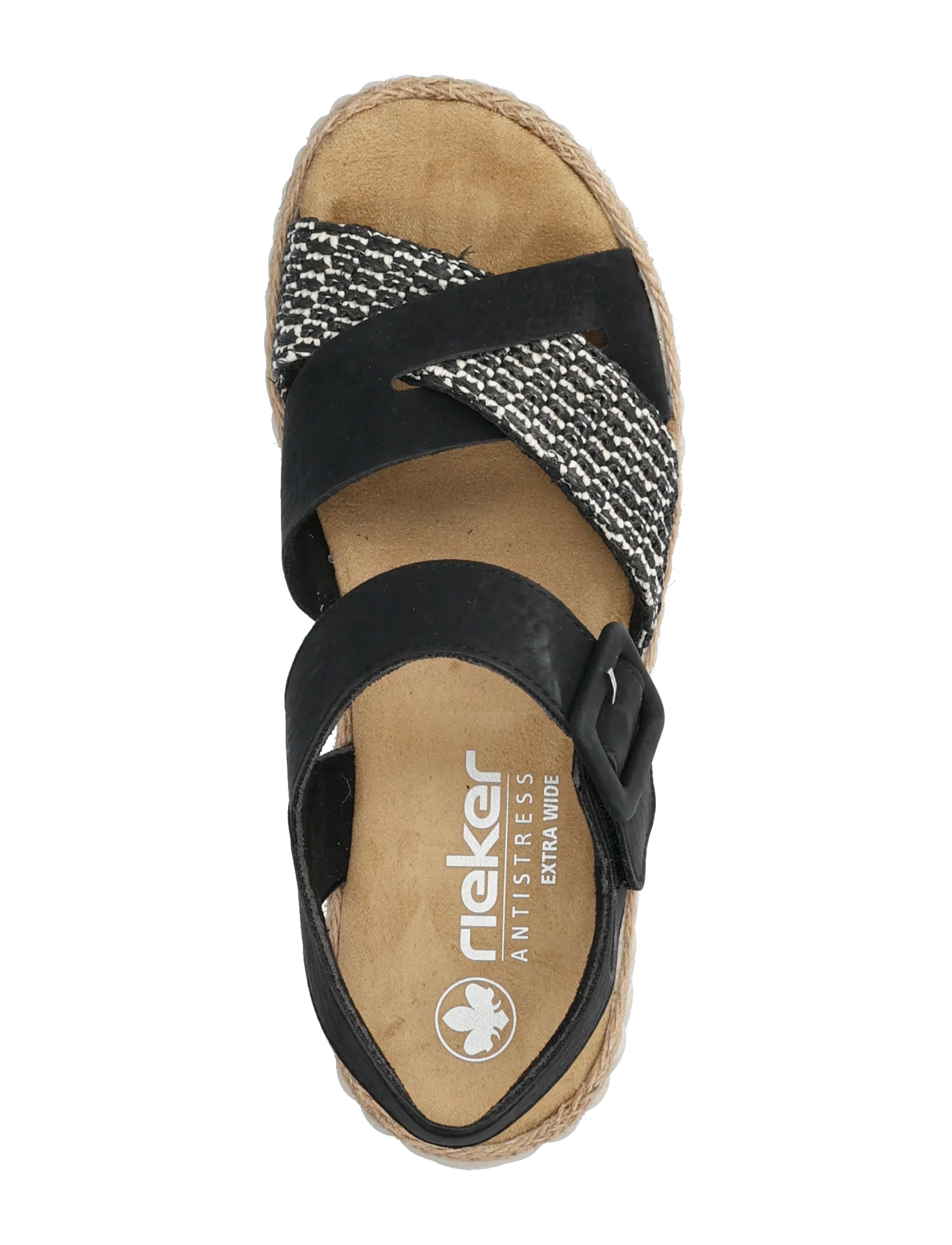 Rieker - 69269-00 - matalat sandaalit - black - 3
