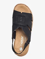 Rieker - 69289-00 - flat sandals - black - 3