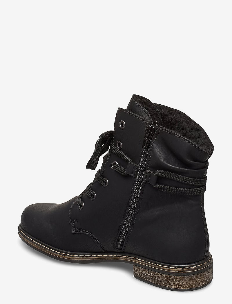 Rieker - 71229-02 - laced boots - black - 2