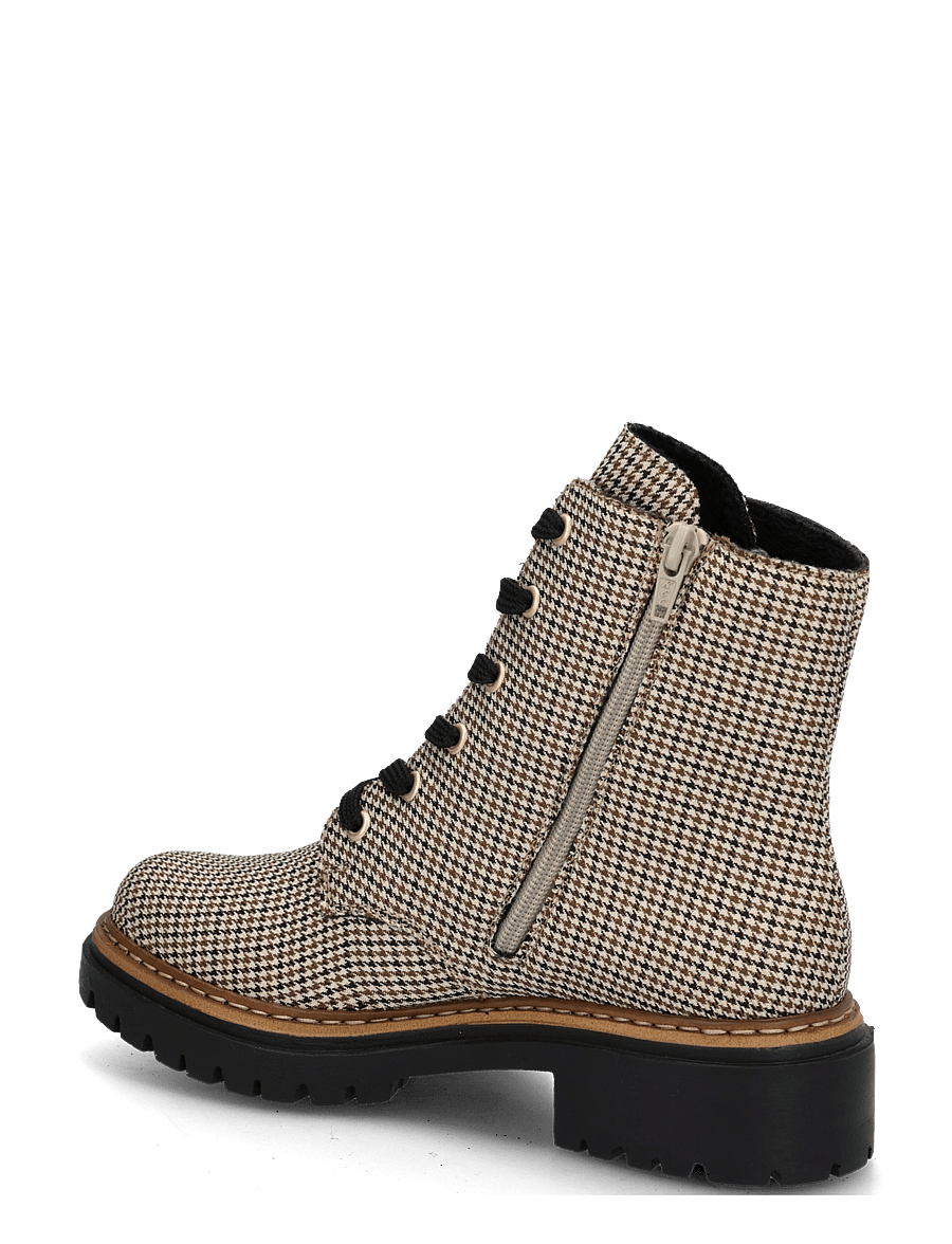Rieker - 72617-00 - flache stiefeletten - beige - 1