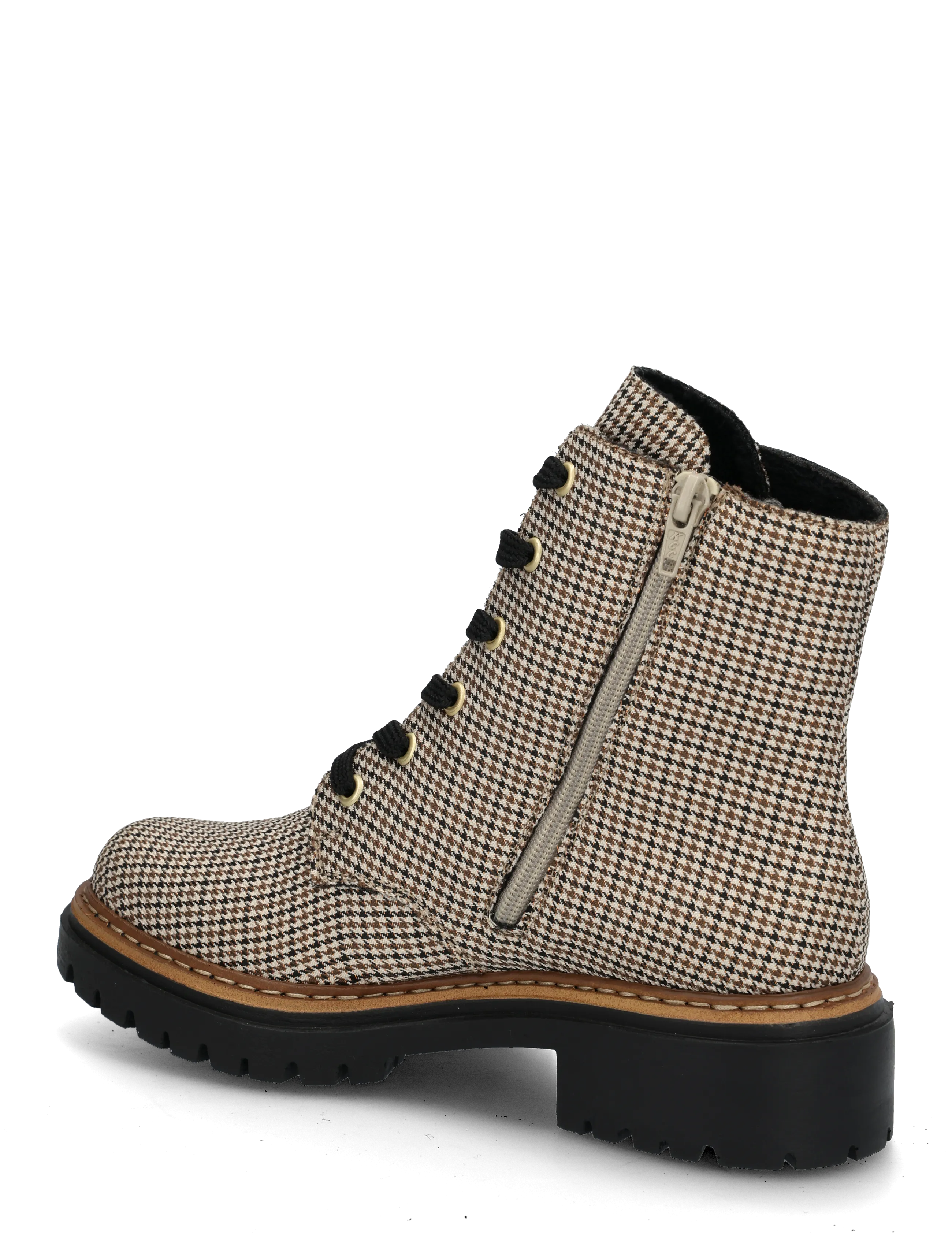 Rieker - Rieker Ladies mid height boots 72617-90 Multi - flat ankle boots - beige - 1