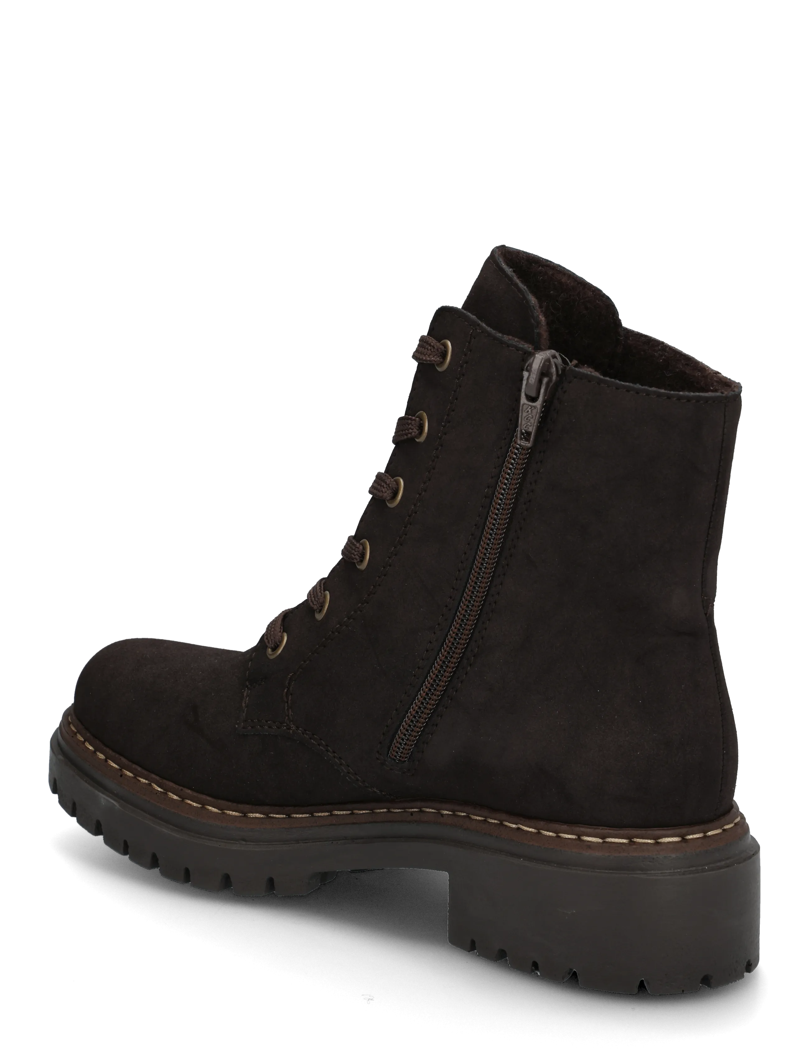 Rieker - Rieker Ladies mid height boots 72617-90 Multi - flache stiefeletten - brown - 1