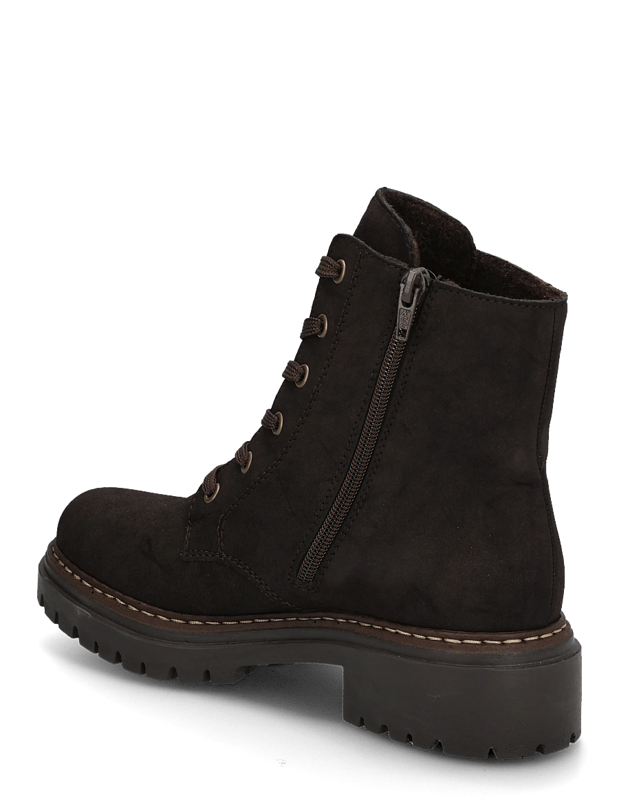 Rieker - Rieker Ladies mid height boots 72617-90 Multi - flache stiefeletten - brown - 1