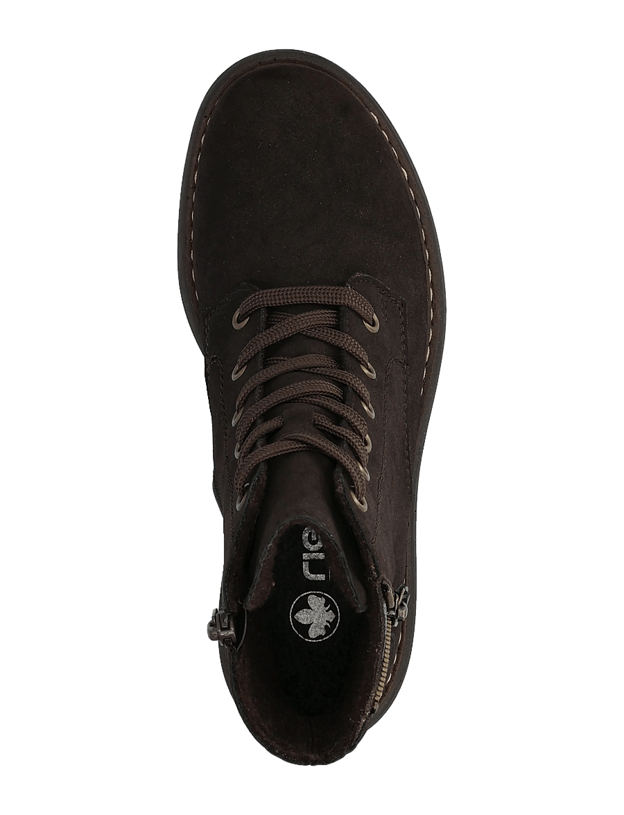Rieker - Rieker Ladies mid height boots 72617-90 Multi - flache stiefeletten - brown - 3