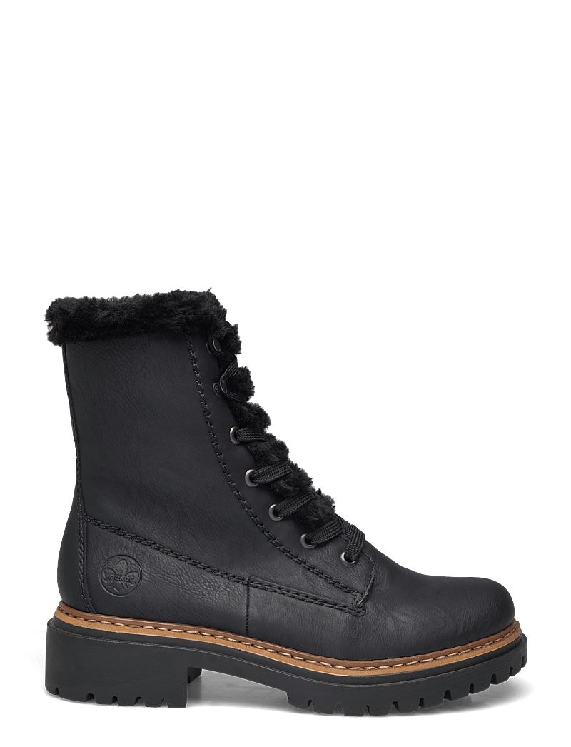 Rieker - 72625-00 - stígvél með hlýju fóðri - black - 1