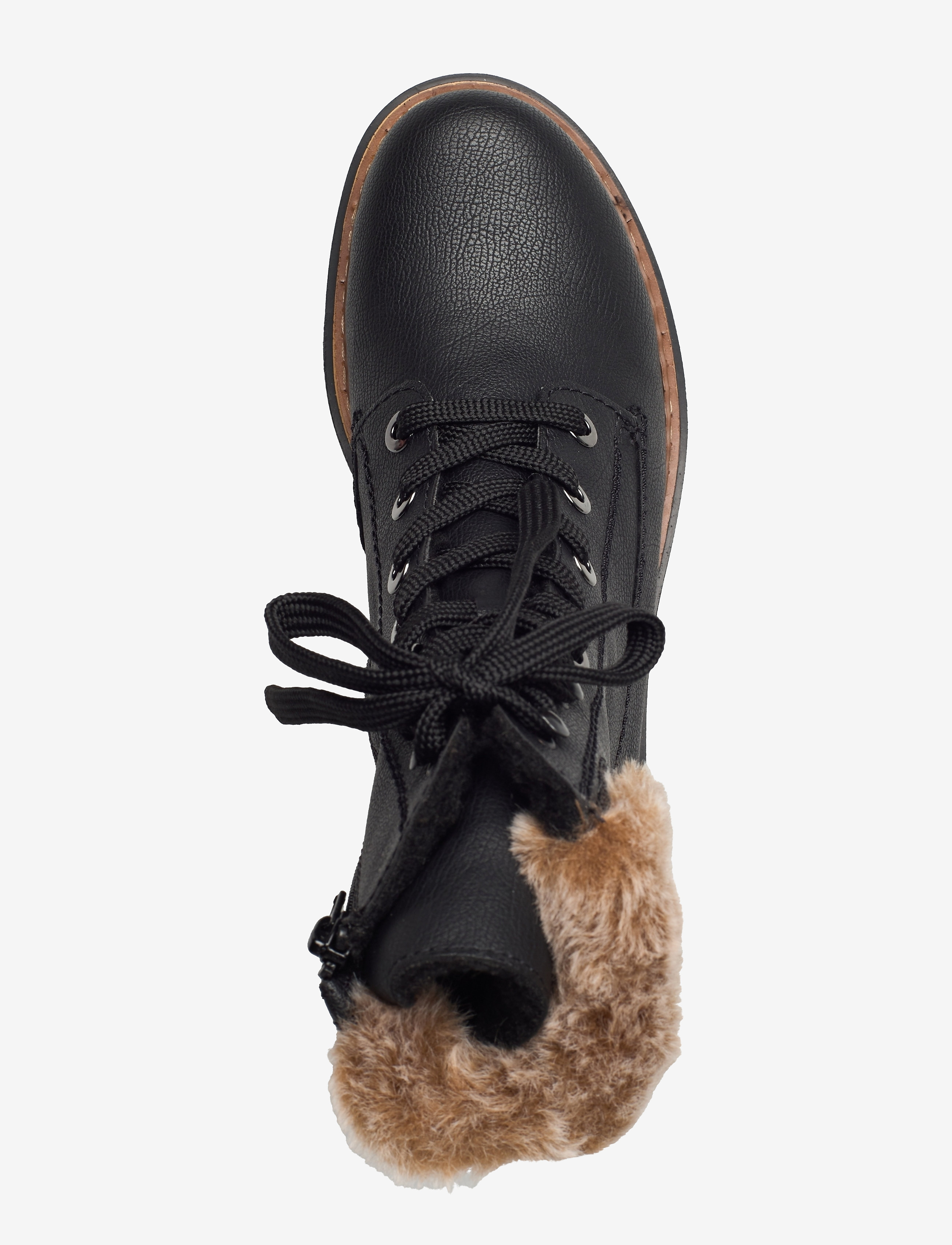 Rieker - 72630 - platta ankelboots - black - 3