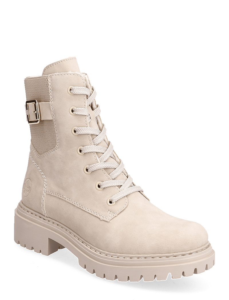 Rieker - 72631 - geschnürte stiefel - beige - 0