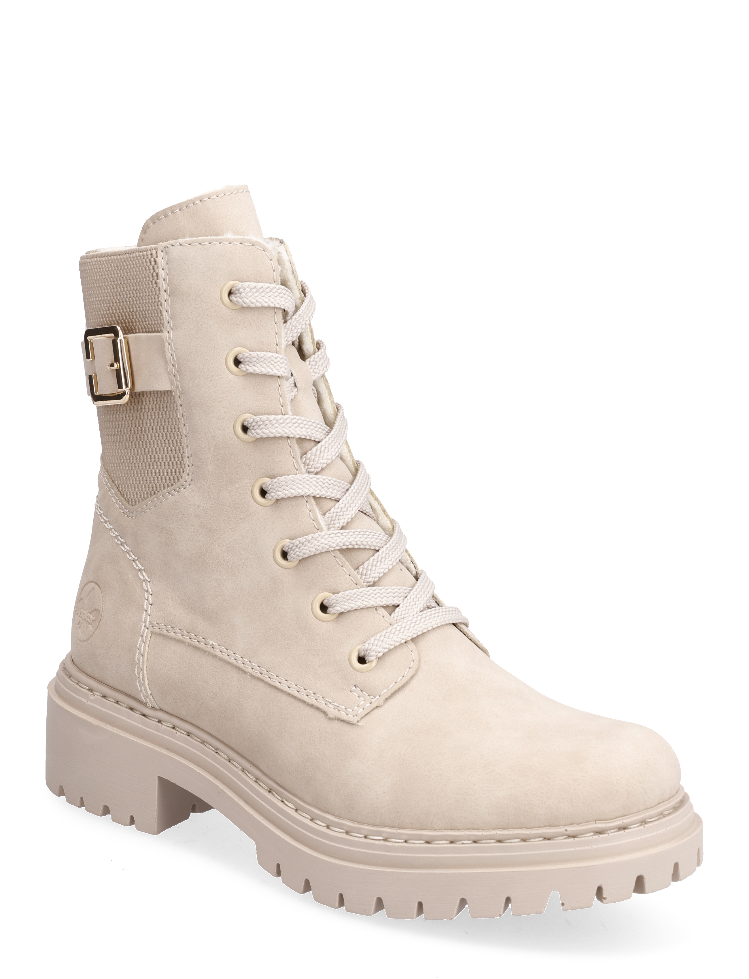 Rieker 72631 - Paeltega saapad - BEIGE / beige