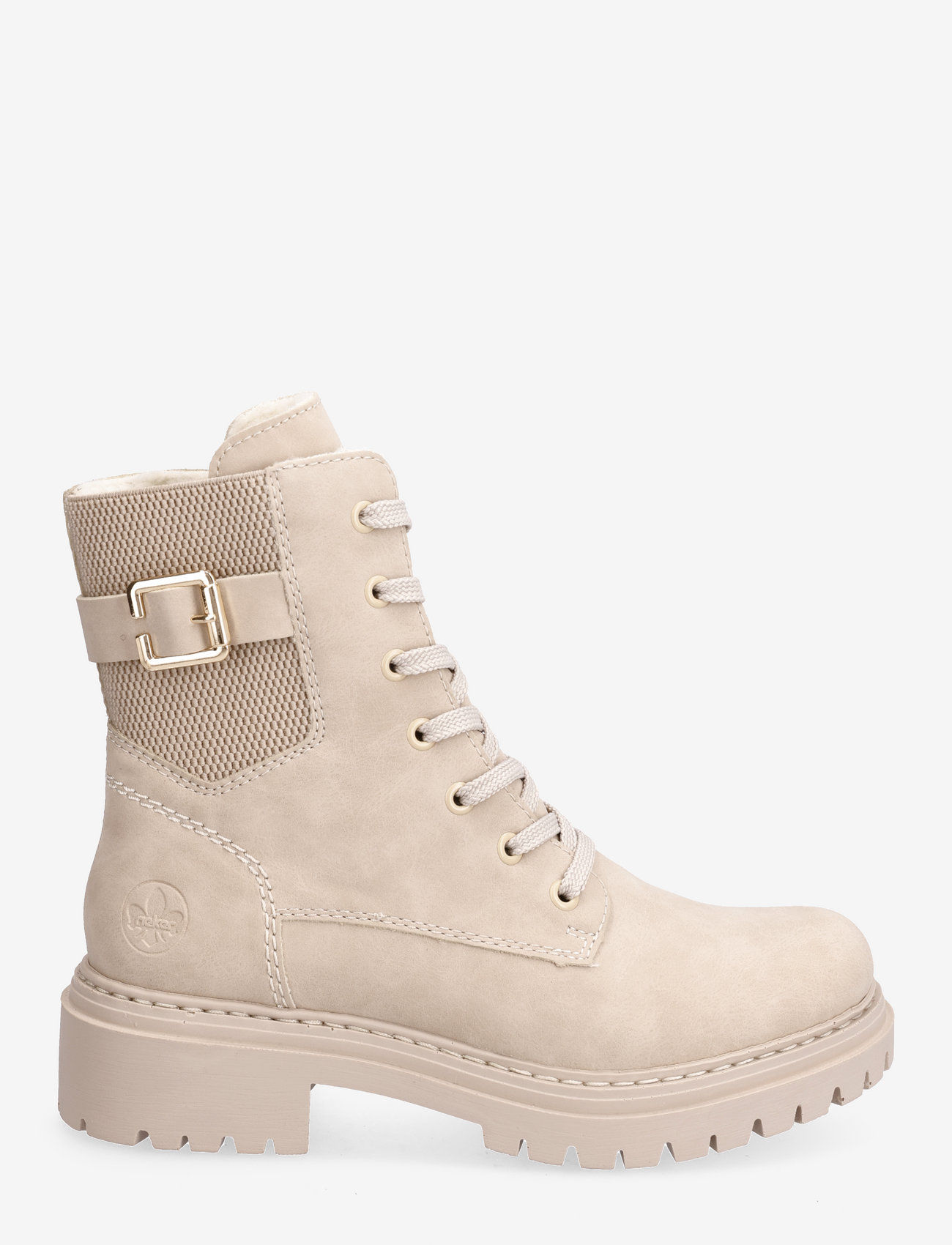Rieker - 72631 - geschnürte stiefel - beige - 1