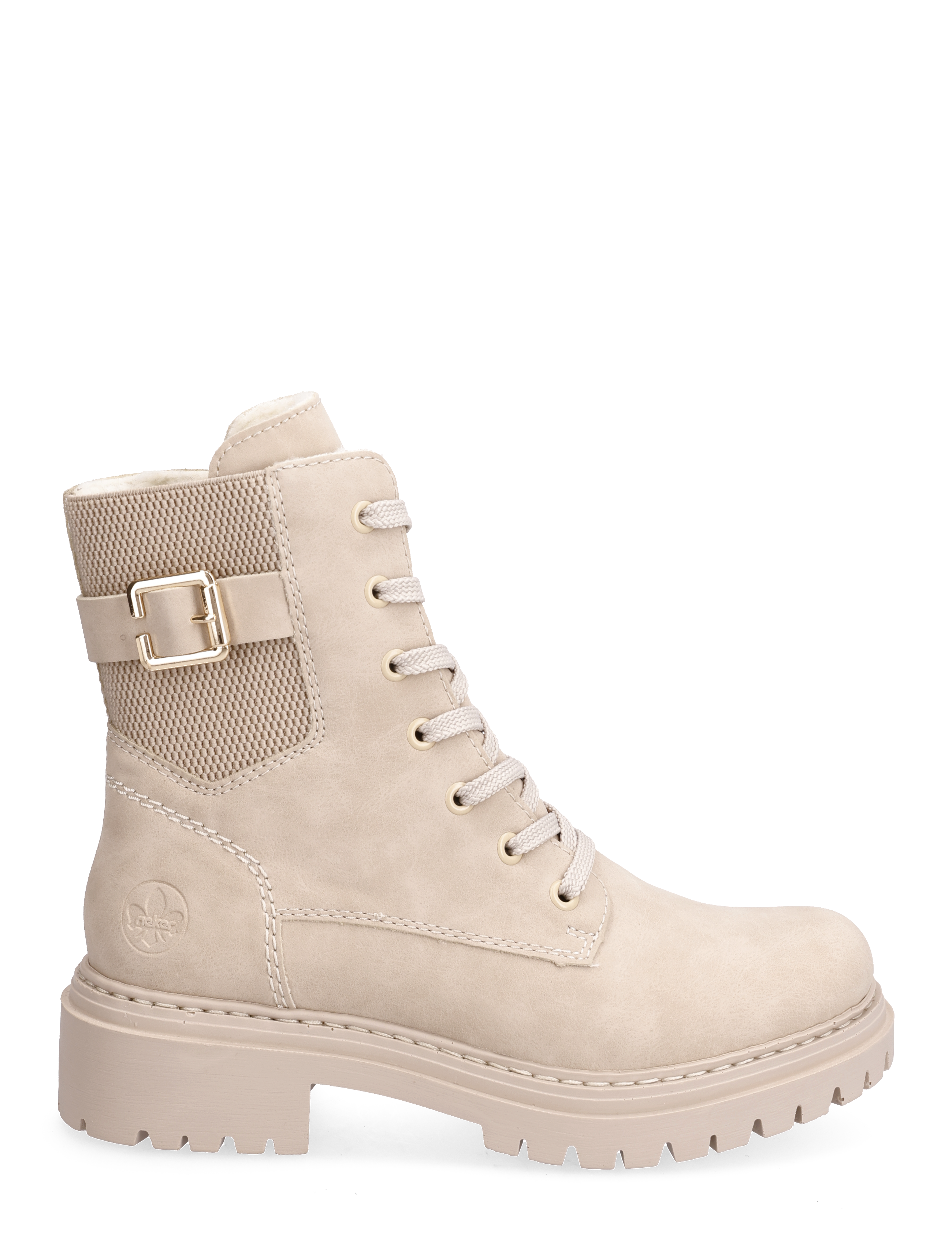 Rieker - 72631 - snøreboots - beige - 1