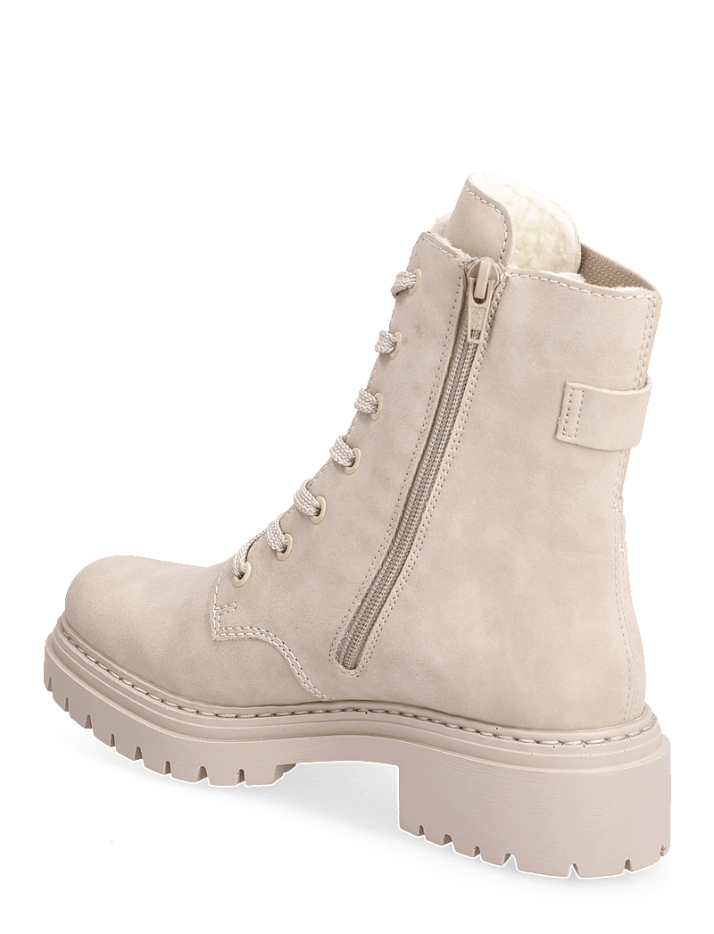Rieker - 72631 - geschnürte stiefel - beige - 2