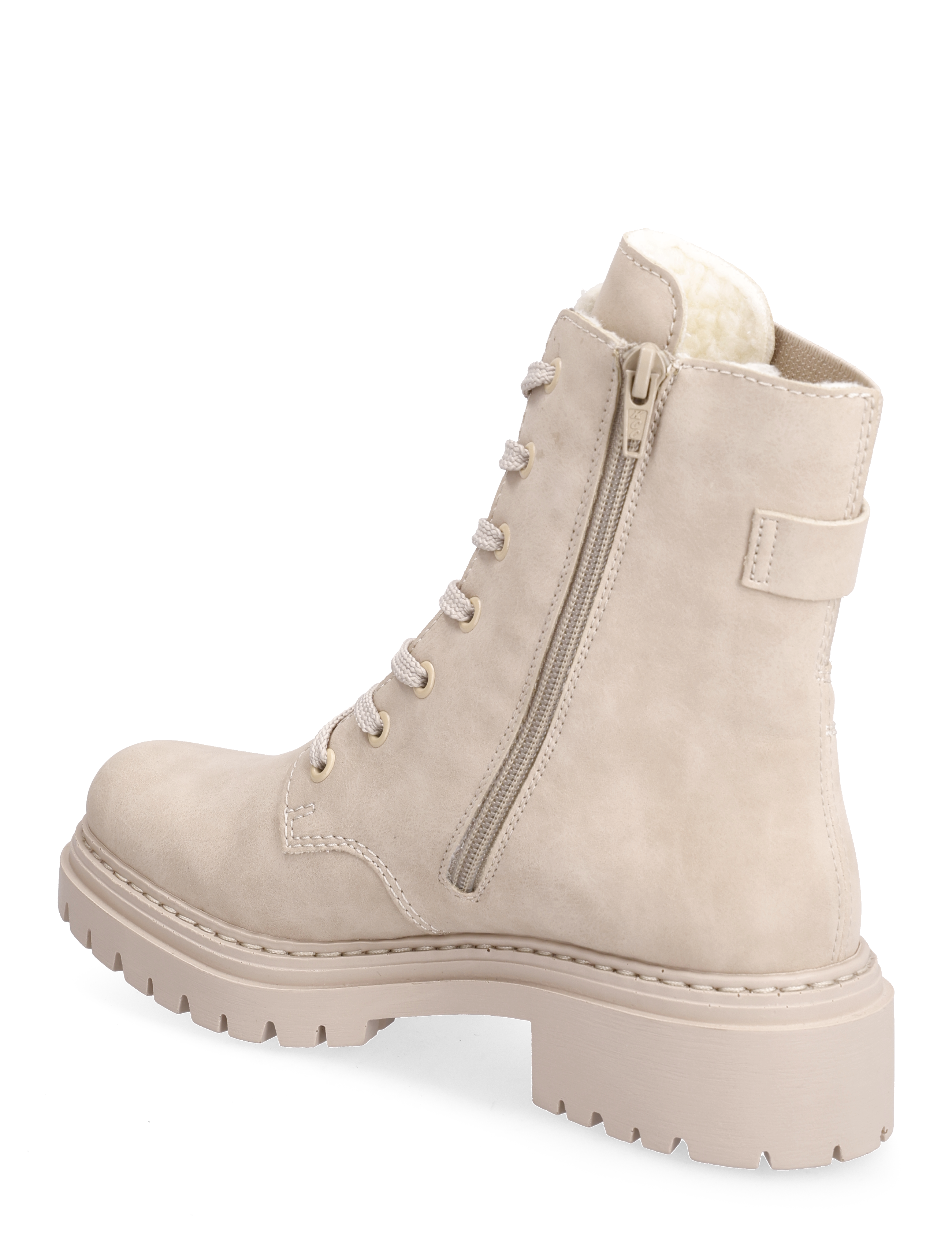 Rieker - 72631 - snøreboots - beige - 2