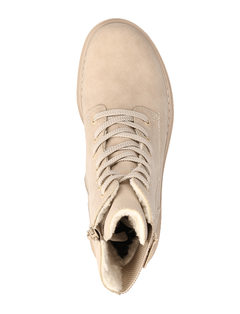 Rieker - 72631 - geschnürte stiefel - beige - 3
