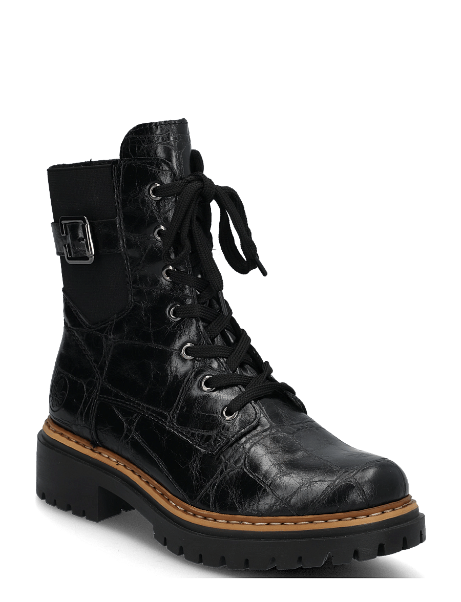 Rieker - 72631-01 - laced boots - black - 0