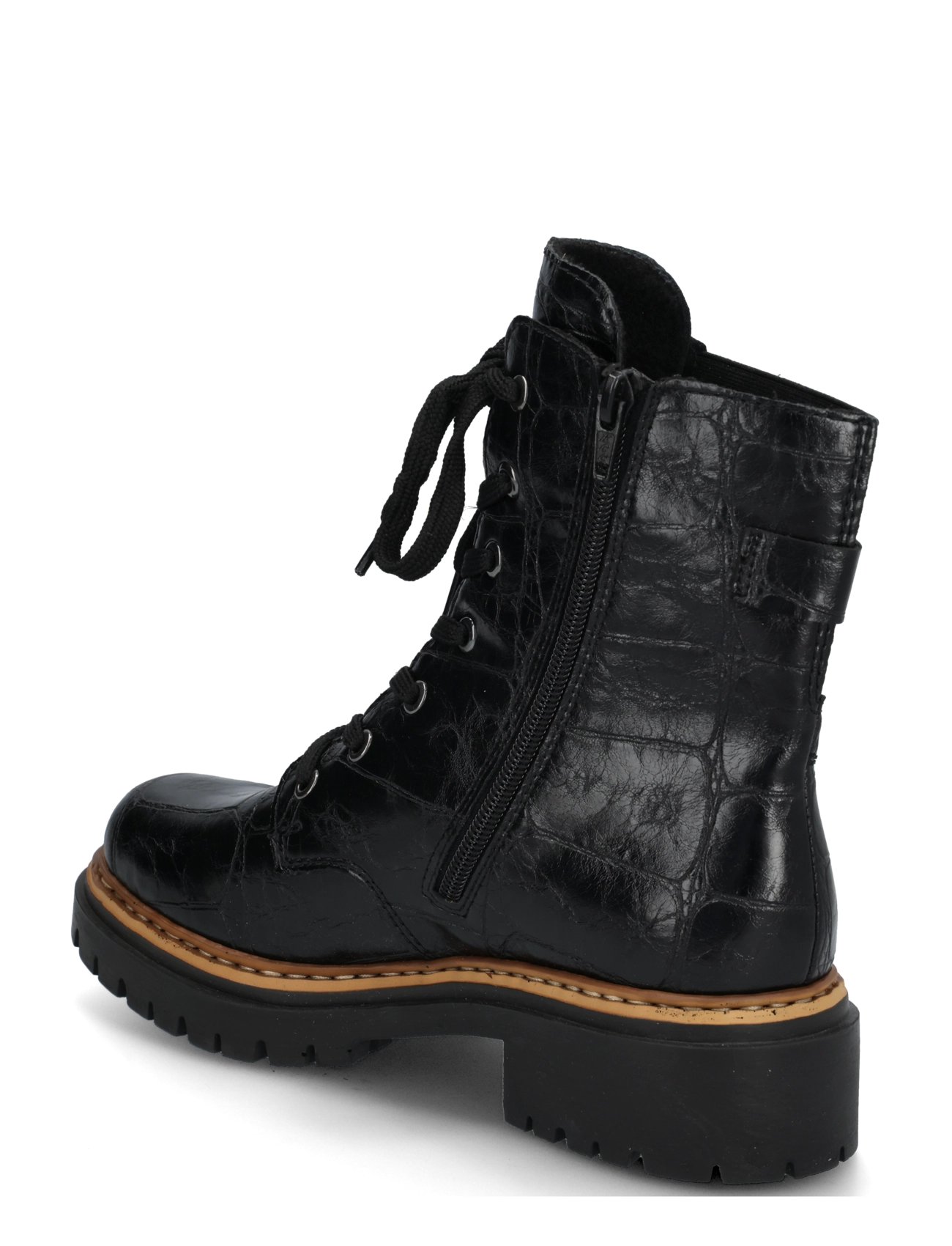 Rieker - 72631-01 - laced boots - black - 1