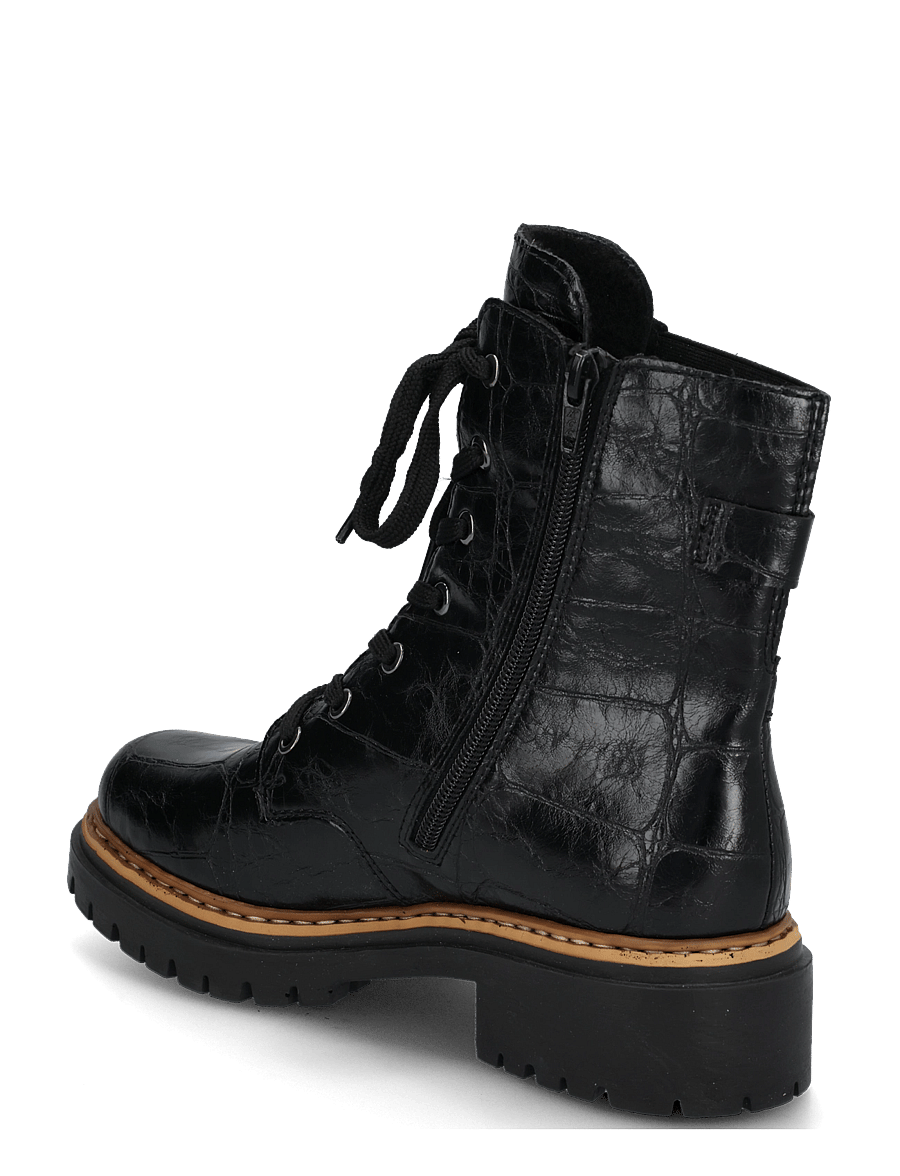 Rieker - 72631-01 - laced boots - black - 1