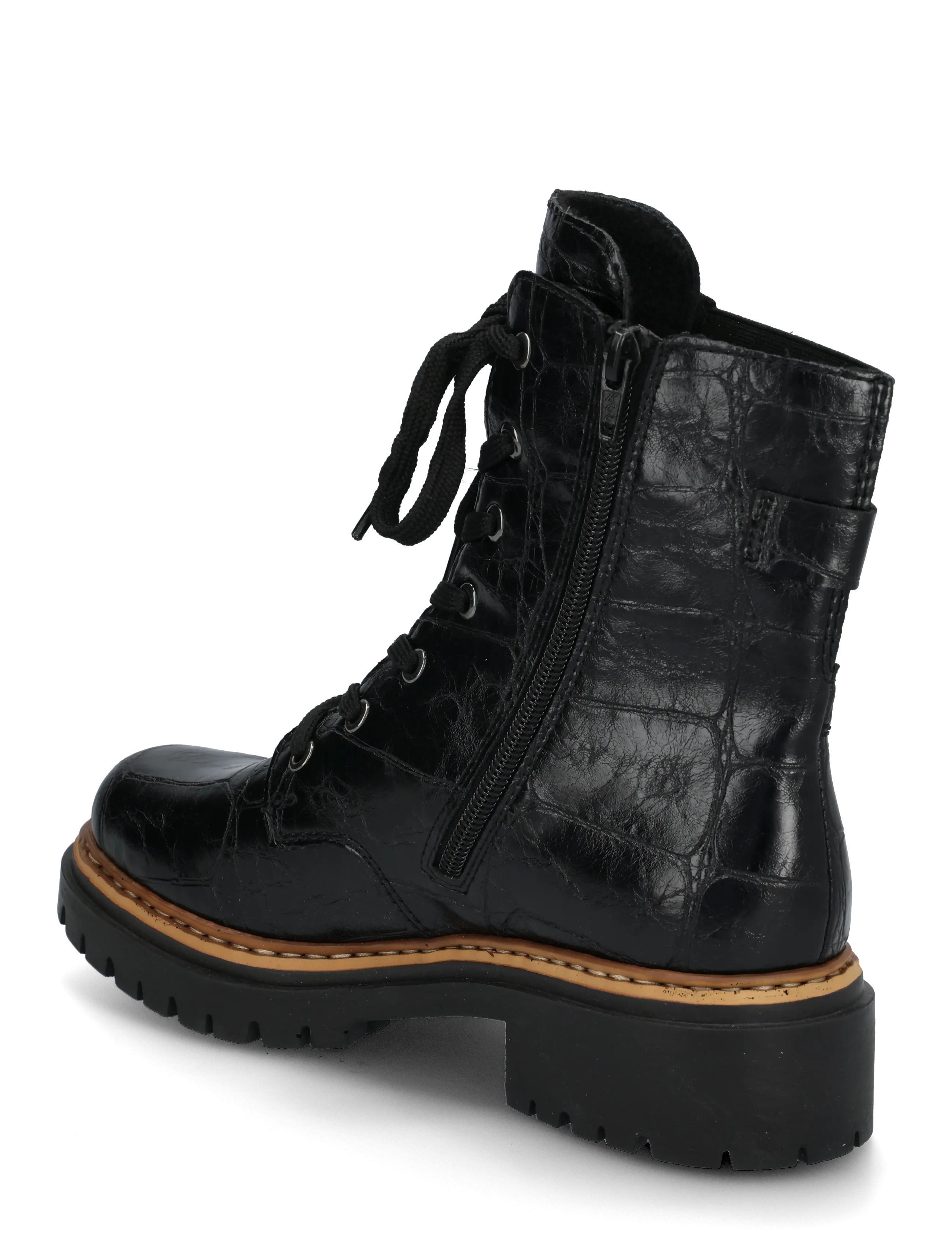 Rieker - 72631-01 - snørestøvler - black - 1
