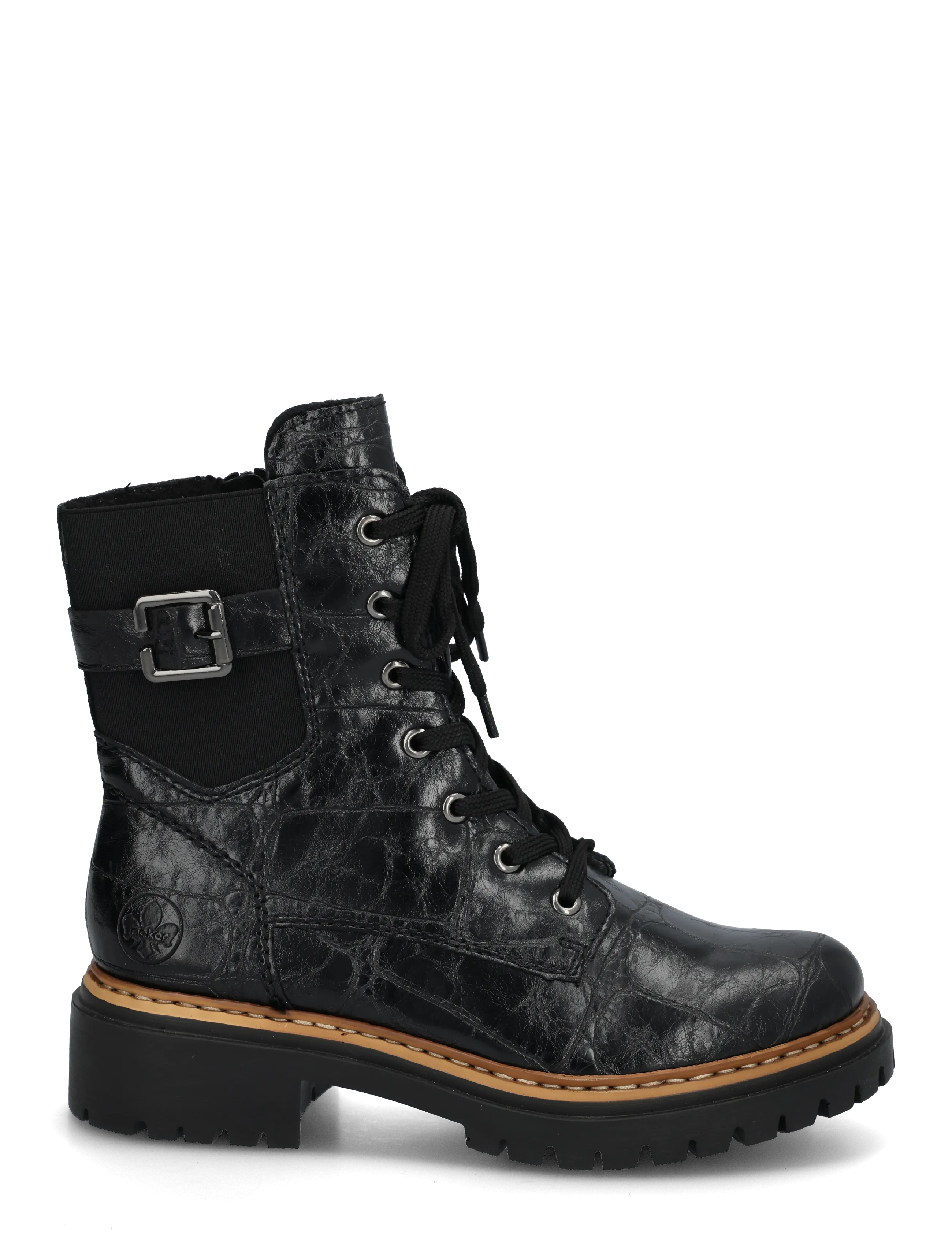 Rieker - 72631-01 - snørestøvler - black - 2