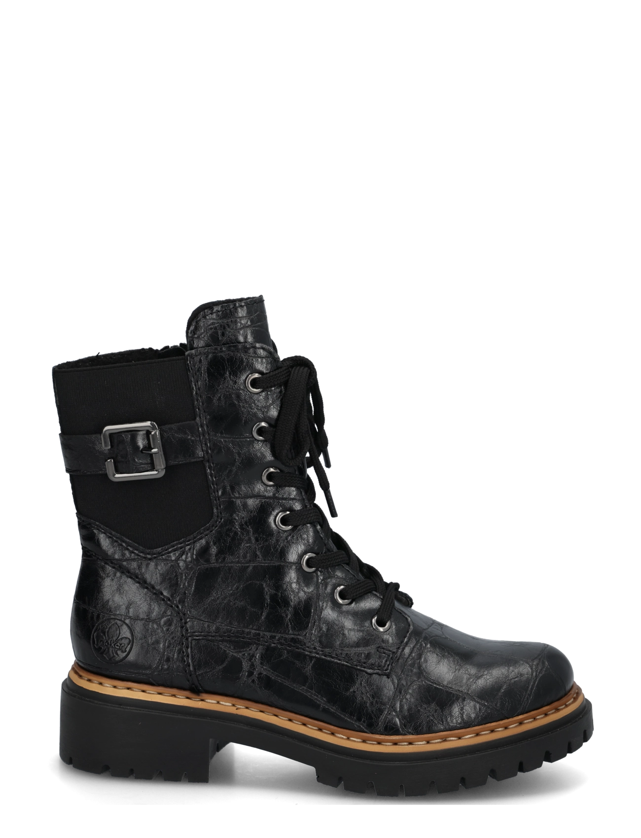 Rieker - 72631-01 - laced boots - black - 2