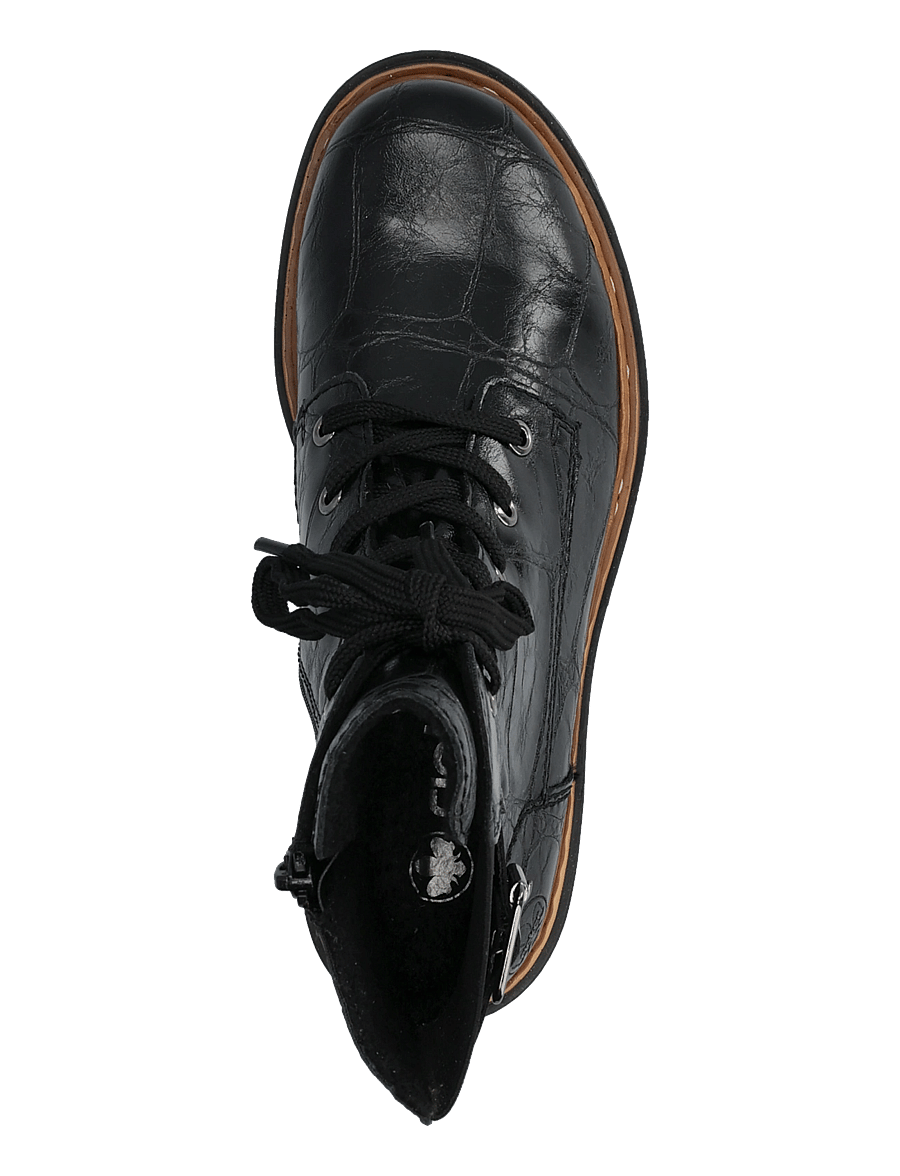 Rieker - 72631-01 - laced boots - black - 3