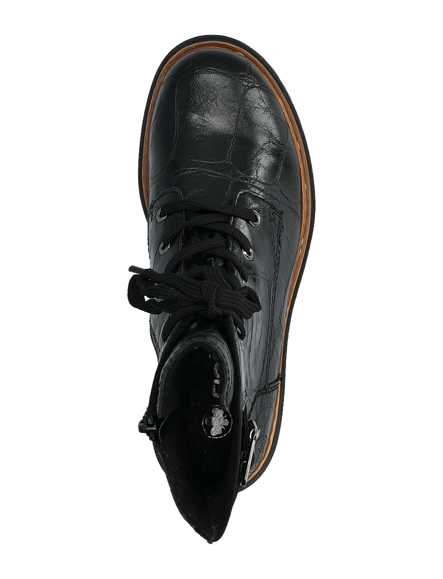 Rieker - 72631-01 - snørestøvler - black - 3
