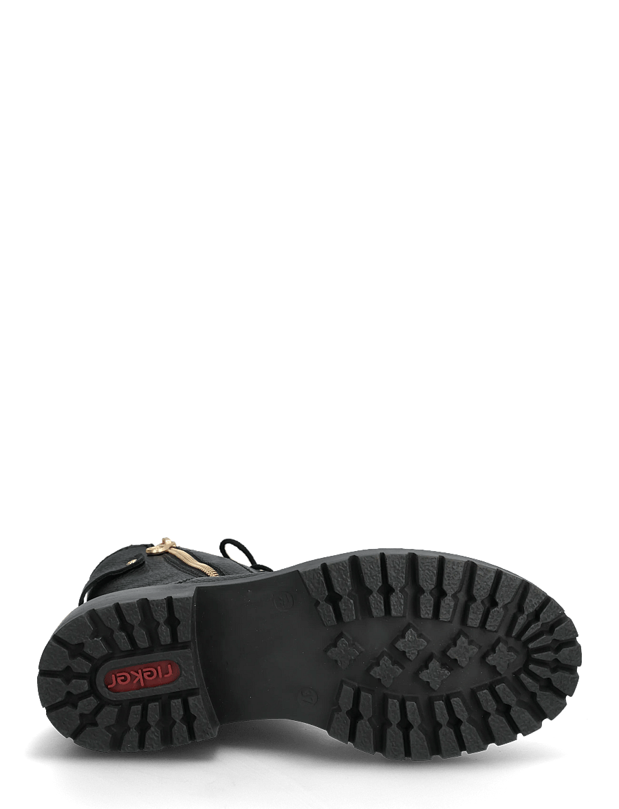 Rieker - Rieker Ladies mid height boots 72640-00 Black - madalad poolsaapad - black - 4