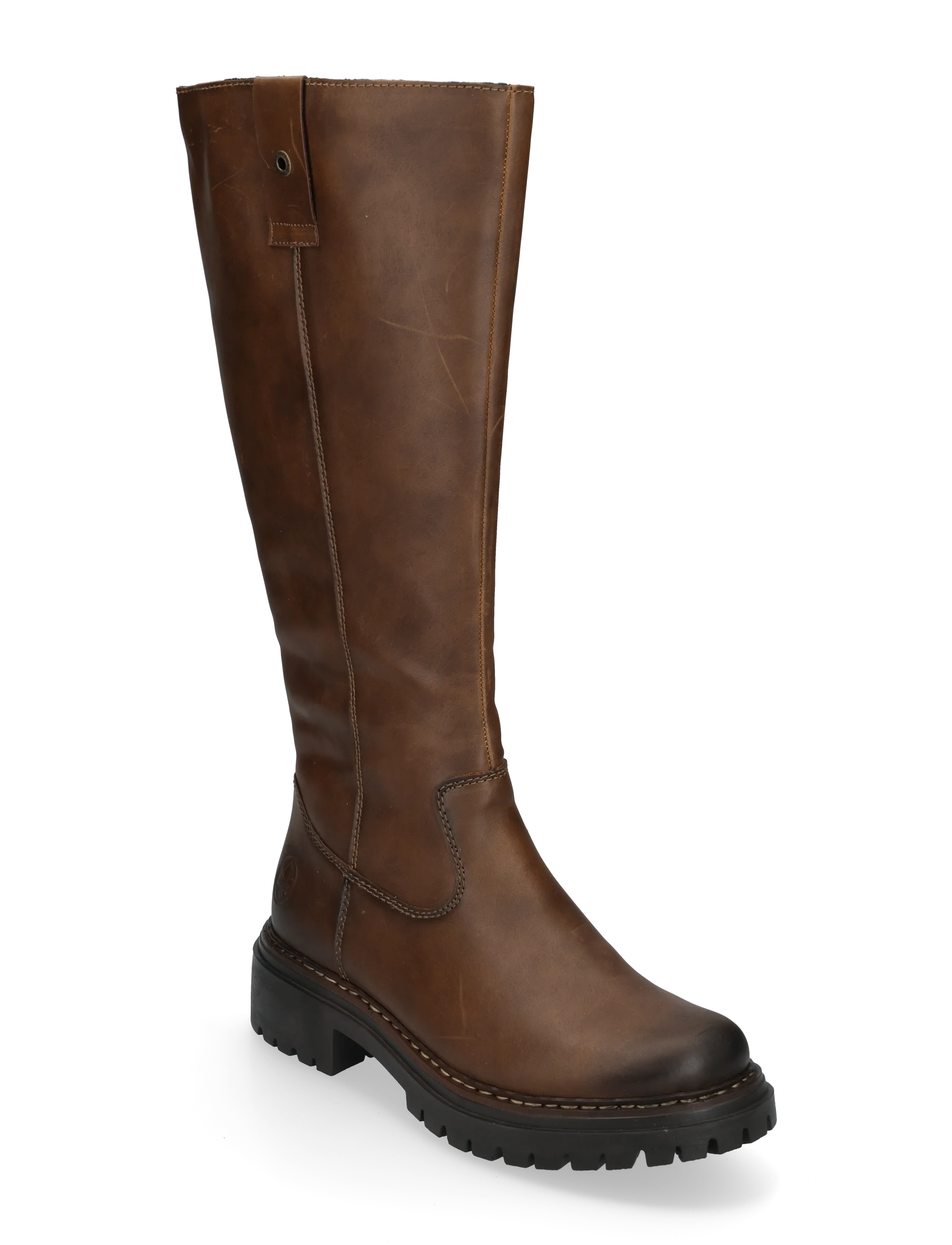 Rieker Rieker Ladies' boots 72656-00 Black - Hohe Stiefel - BROWN / brown