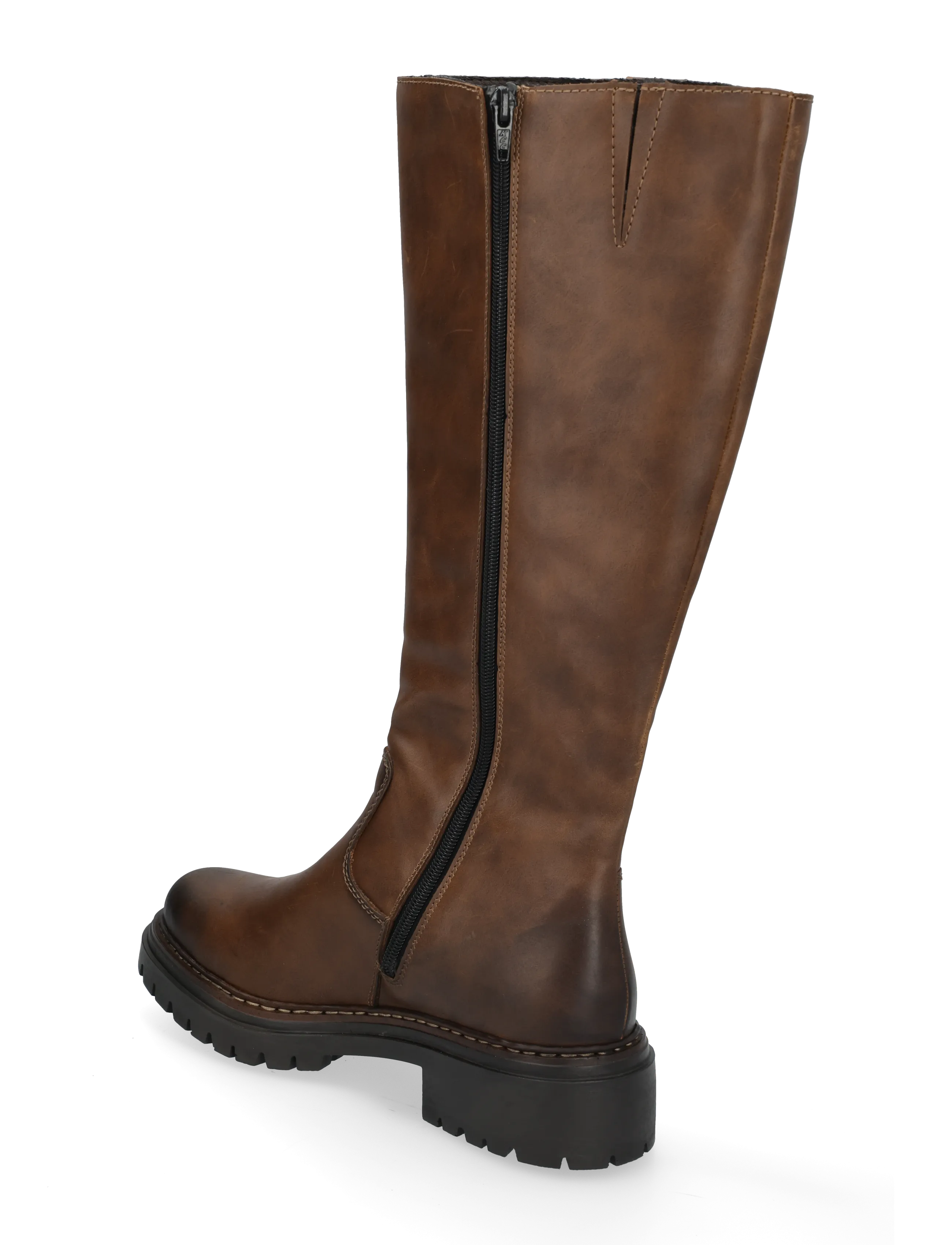 Rieker - Rieker Ladies' boots 72656-00 Black - kniehohe stiefel - brown - 1