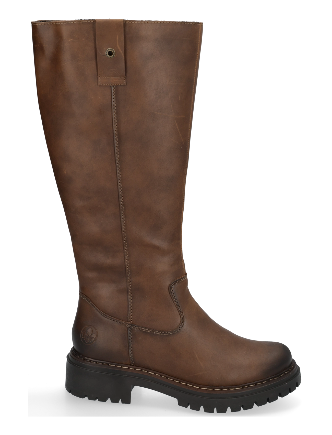 Rieker - Rieker Ladies' boots 72656-00 Black - knähöga stövlar - brown - 2