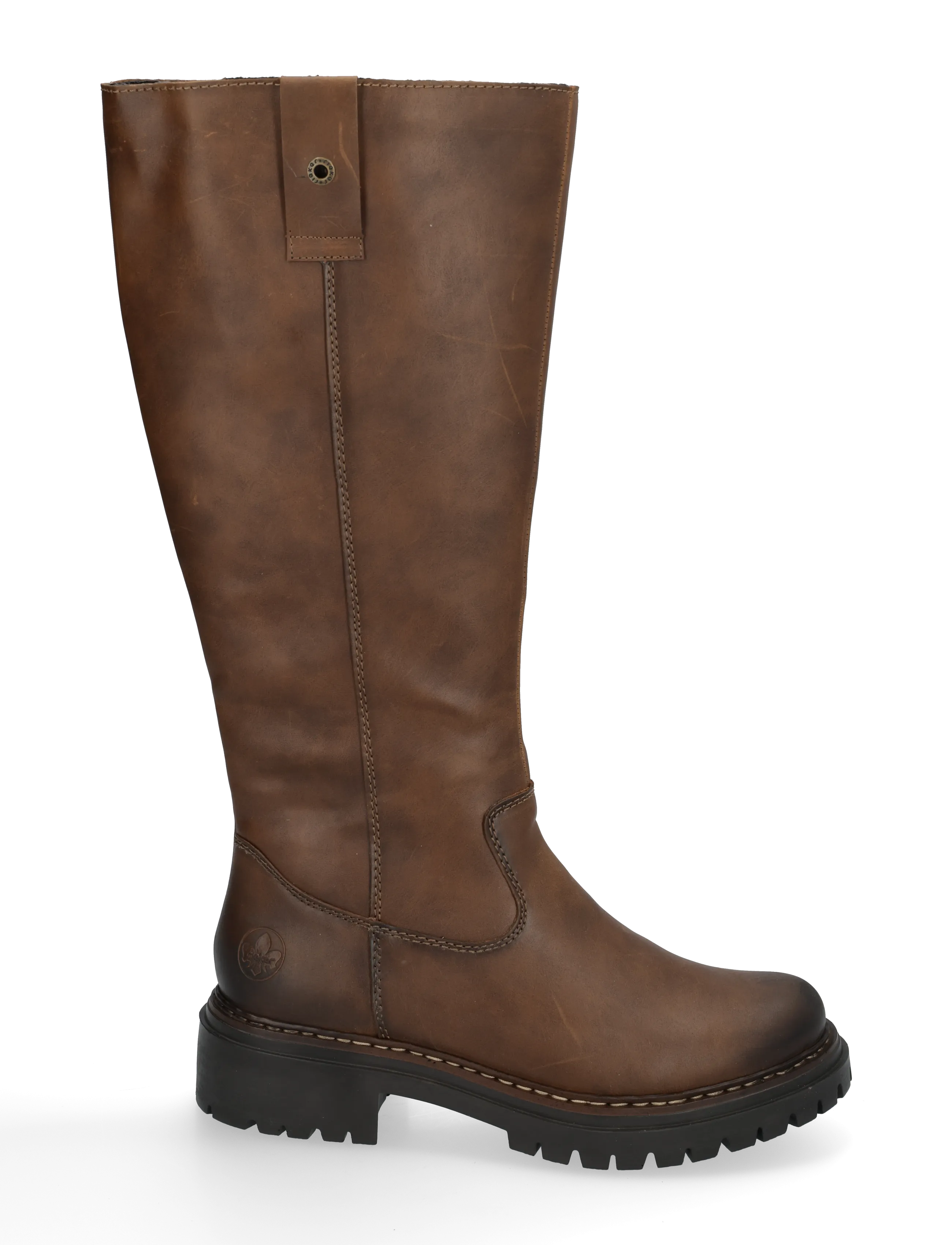 Rieker - Rieker Ladies' boots 72656-00 Black - kniehohe stiefel - brown - 2