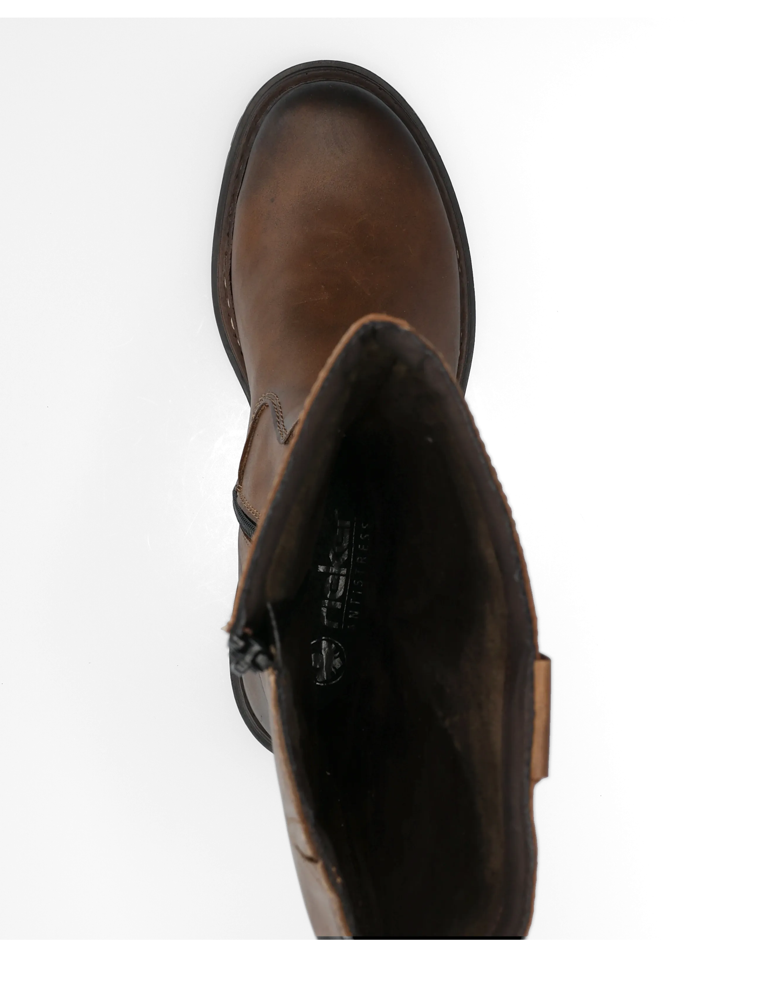 Rieker - Rieker Ladies' boots 72656-00 Black - kniehohe stiefel - brown - 3