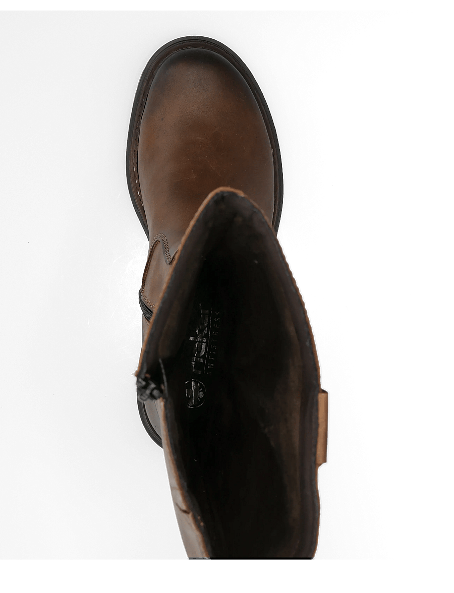 Rieker - Rieker Ladies' boots 72656-00 Black - knähöga stövlar - brown - 3