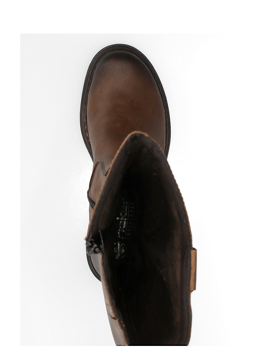 Rieker - Rieker Ladies' boots 72656-00 Black - knähöga stövlar - brown - 3